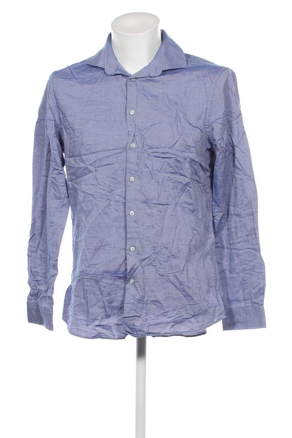 Ανδρικό πουκάμισο Angelo Litrico, Μέγεθος L, Χρώμα Μπλέ, Τιμή 4,66 €
