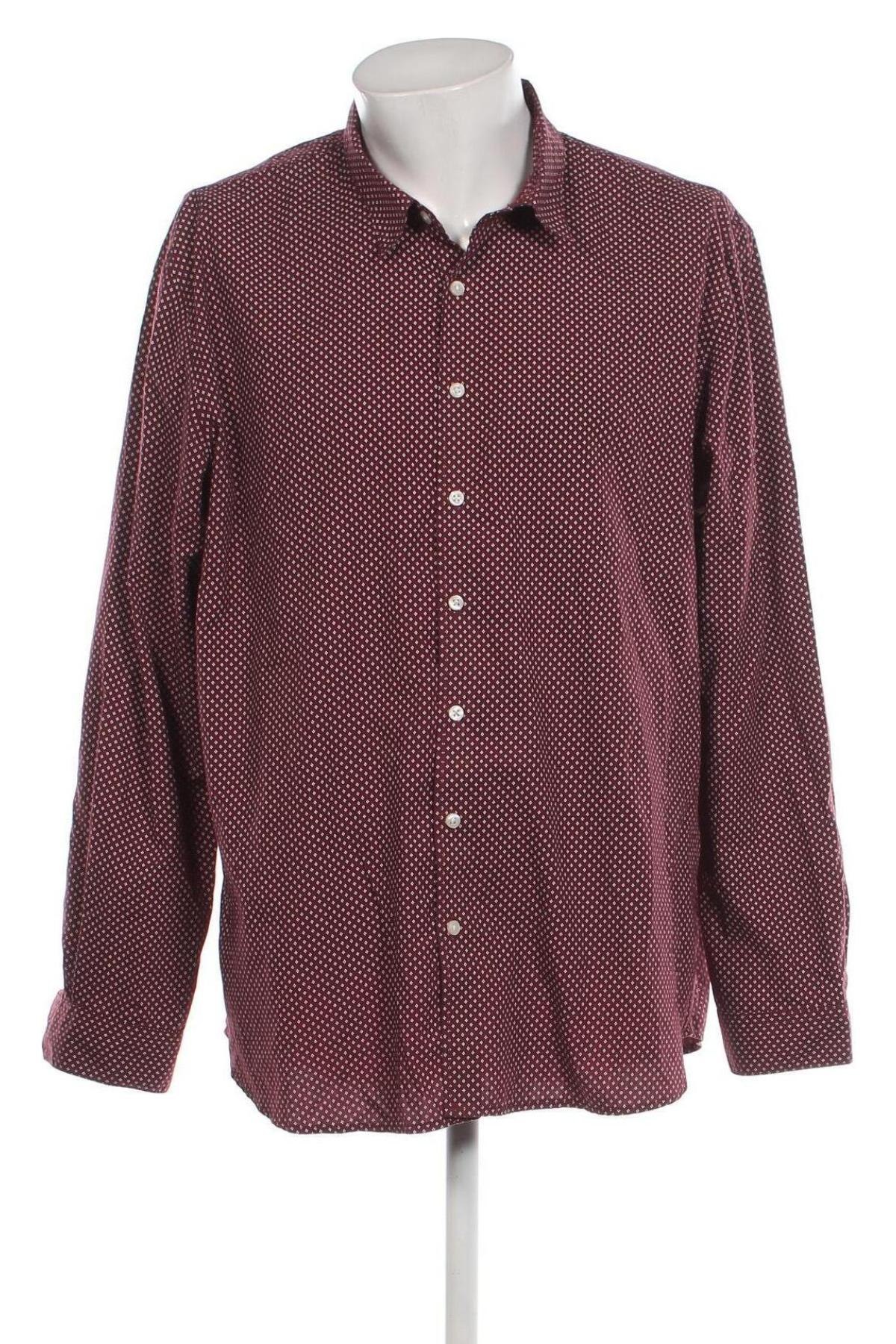 Ανδρικό πουκάμισο Angelo Litrico, Μέγεθος 3XL, Χρώμα Κόκκινο, Τιμή 7,18 €