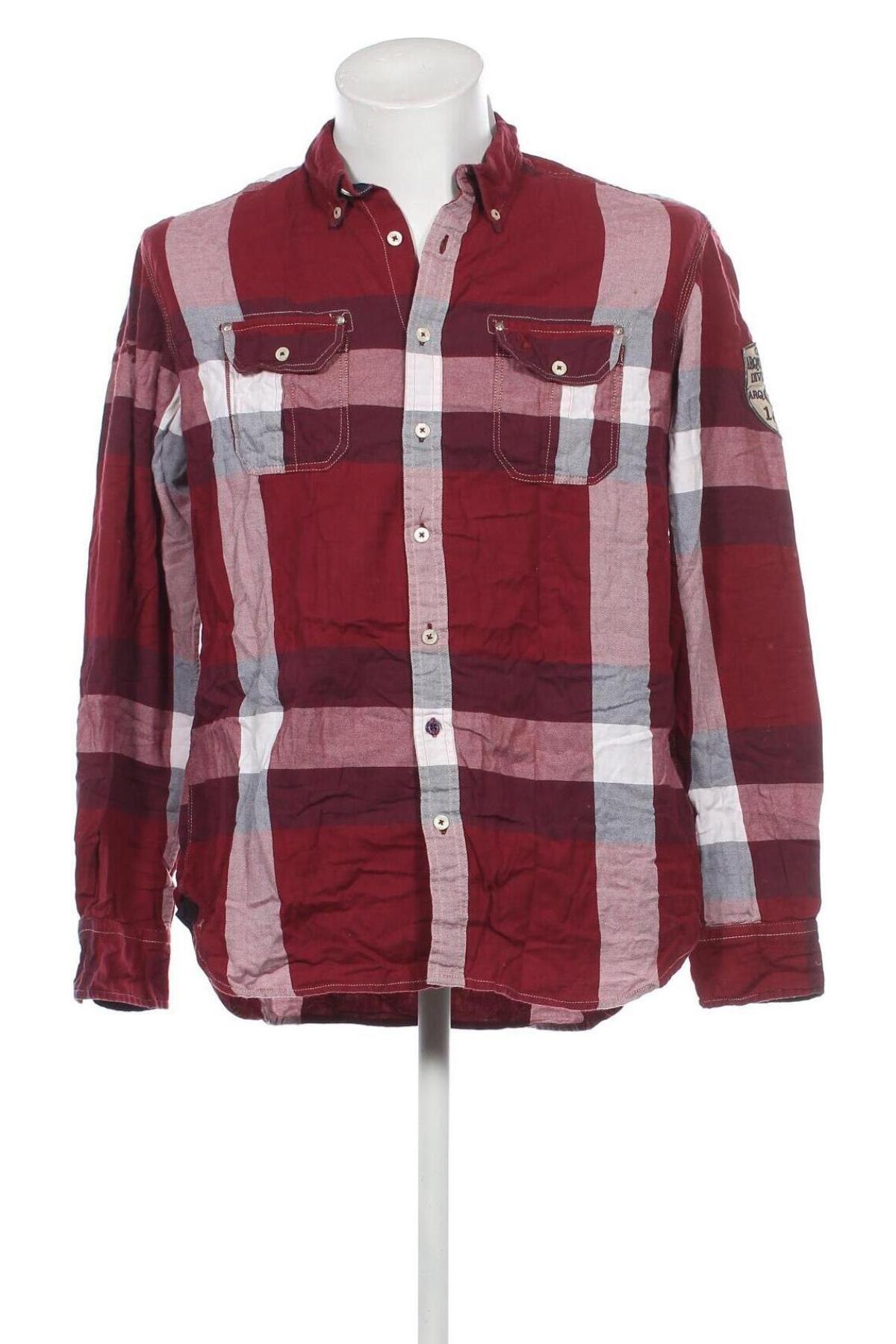 Ανδρικό πουκάμισο Arqueonautas, Μέγεθος L, Χρώμα Πολύχρωμο, Τιμή 6,94 €