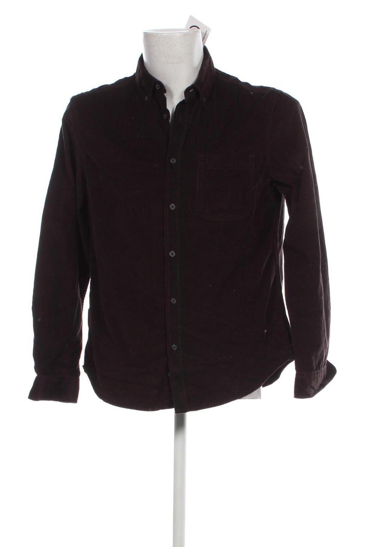 Ανδρικό πουκάμισο C&A, Μέγεθος M, Χρώμα Καφέ, Τιμή 3,59 €