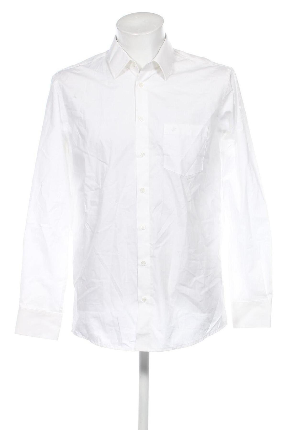 Ανδρικό πουκάμισο Camargue, Μέγεθος L, Χρώμα Λευκό, Τιμή 8,97 €