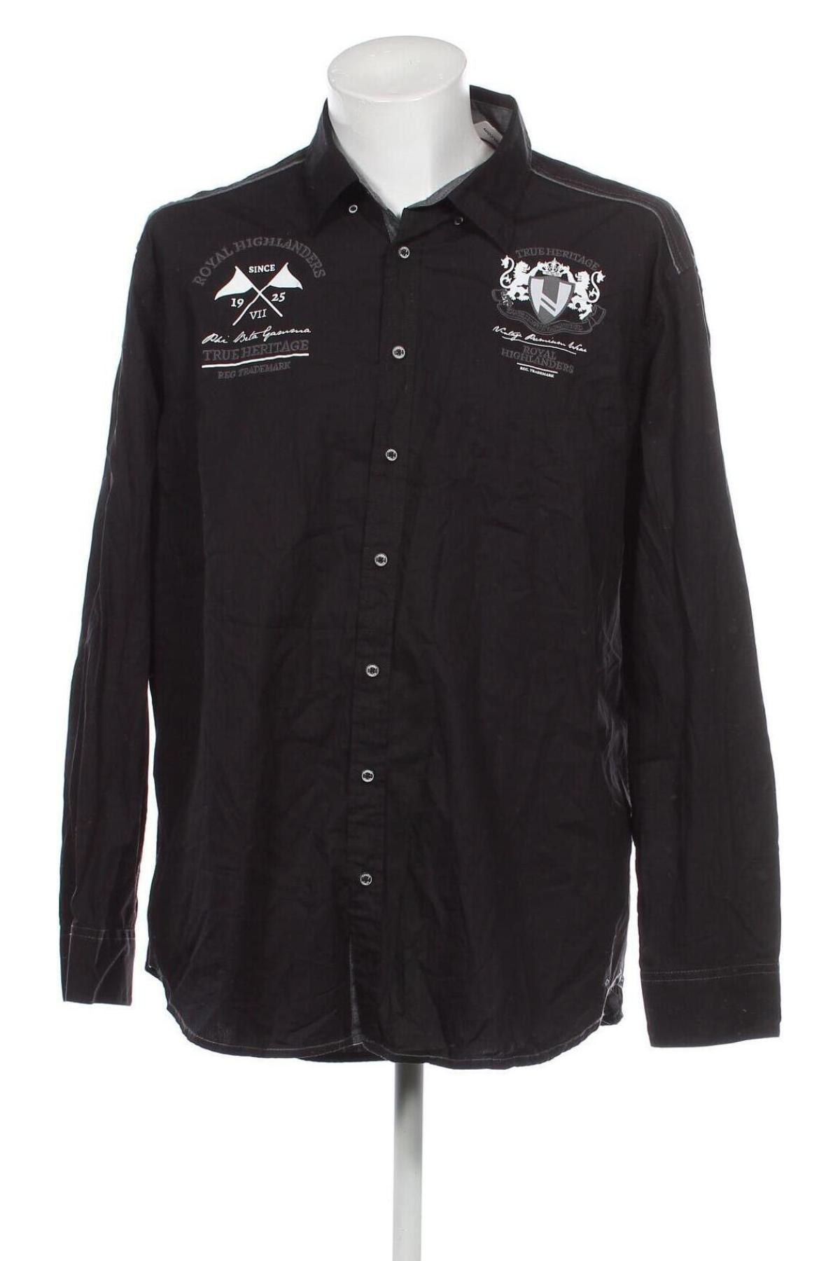 Мъжка риза Canda, Размер XXL, Цвят Черен, Цена 13,05 лв.