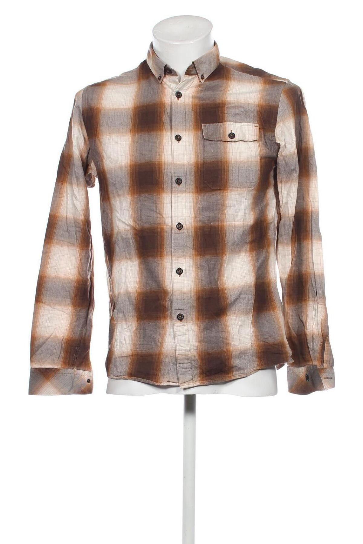 Ανδρικό πουκάμισο Cast Iron, Μέγεθος L, Χρώμα Καφέ, Τιμή 8,85 €