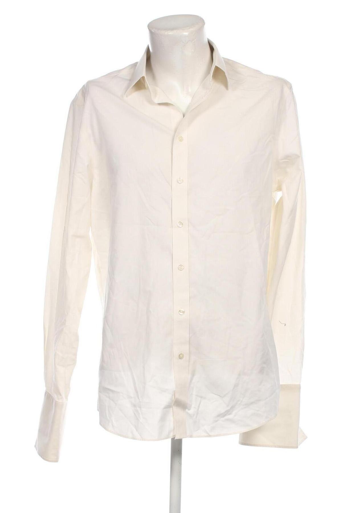 Ανδρικό πουκάμισο Charles Tyrwhitt, Μέγεθος XL, Χρώμα Εκρού, Τιμή 17,01 €