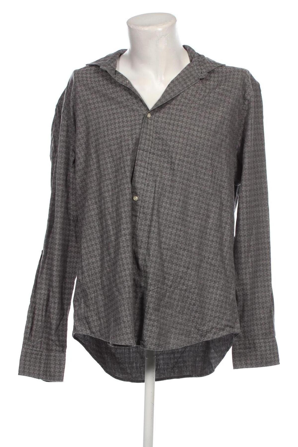 Ανδρικό πουκάμισο Cortefiel, Μέγεθος L, Χρώμα Γκρί, Τιμή 8,41 €