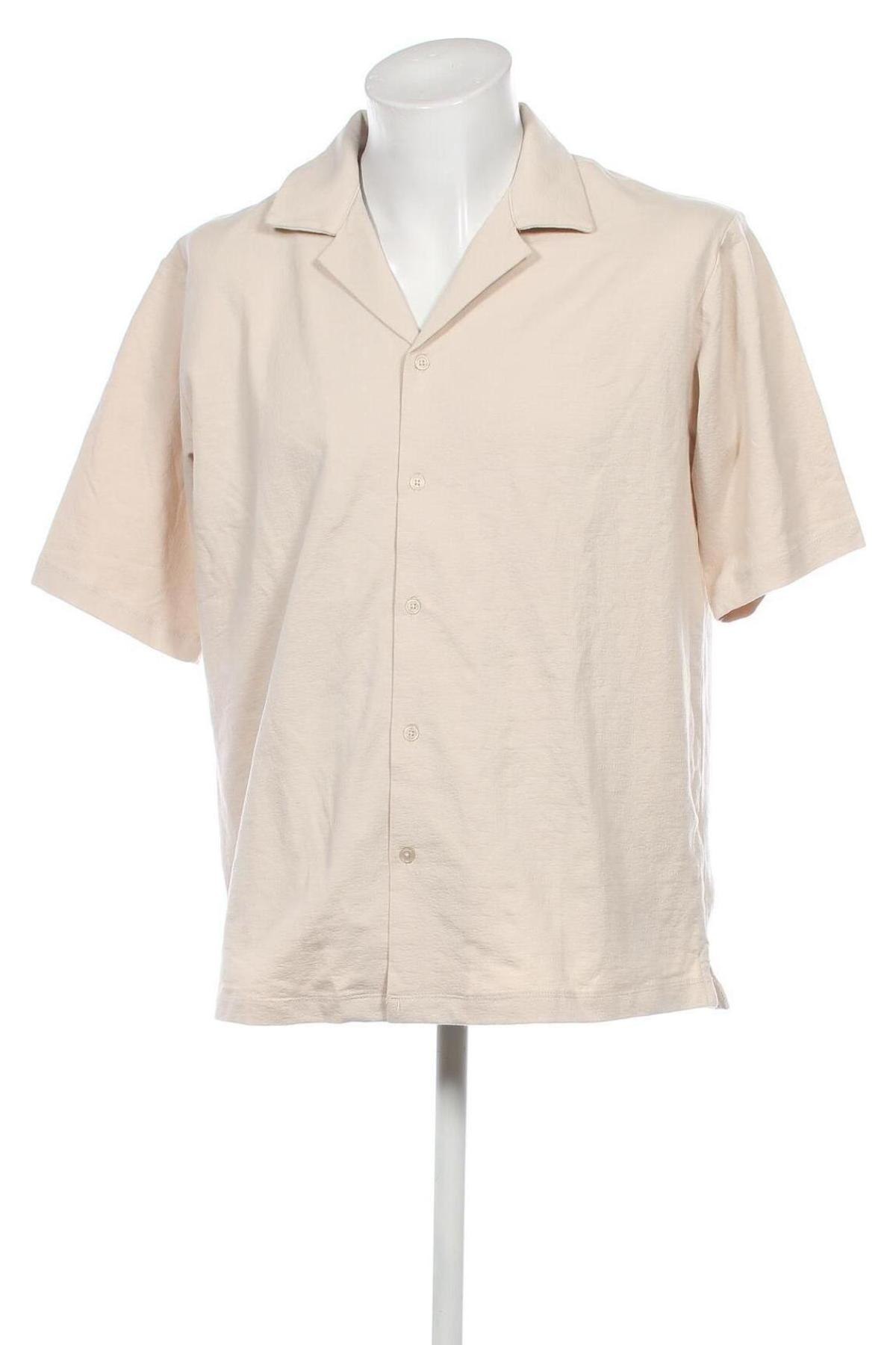 Ανδρικό πουκάμισο Dan John, Μέγεθος M, Χρώμα  Μπέζ, Τιμή 11,86 €