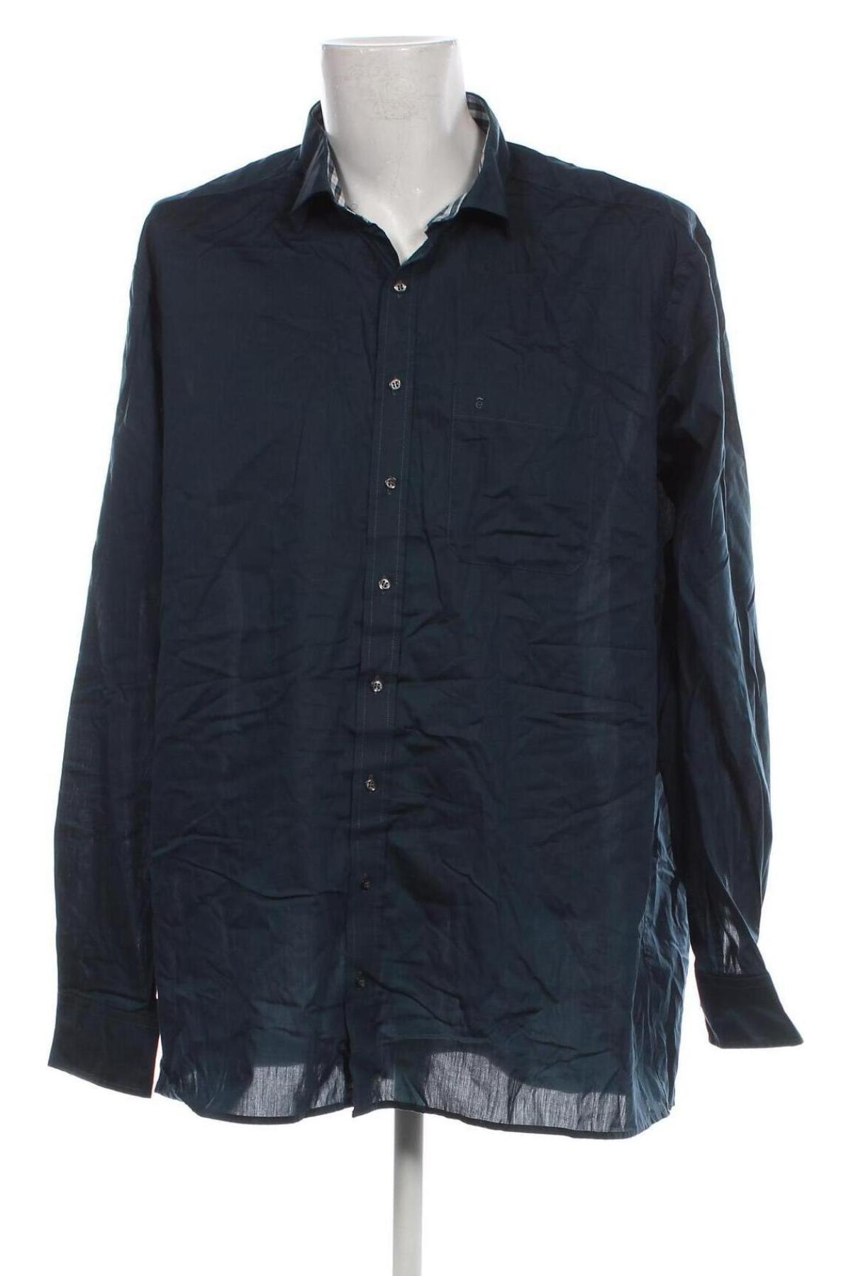 Ανδρικό πουκάμισο Eterna, Μέγεθος 3XL, Χρώμα Μπλέ, Τιμή 25,52 €