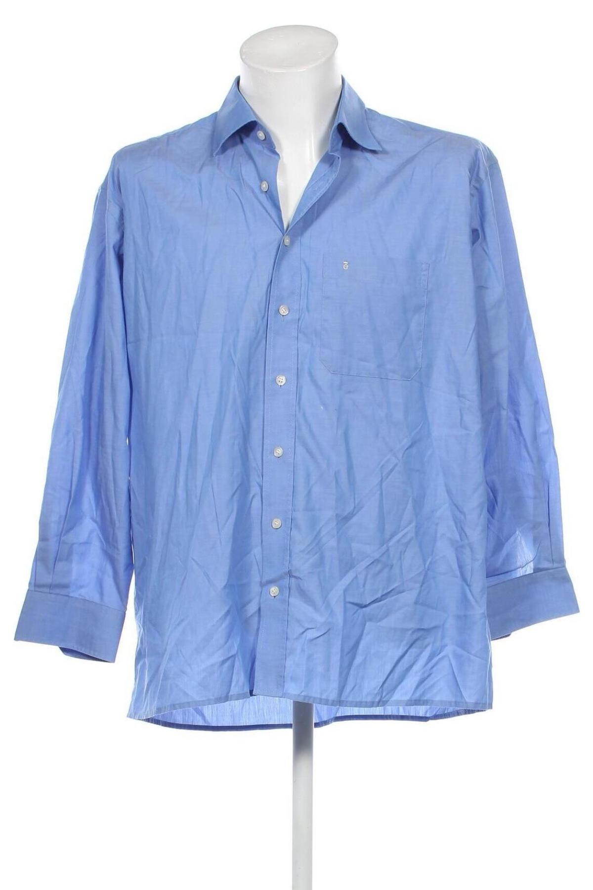 Ανδρικό πουκάμισο Eterna, Μέγεθος XL, Χρώμα Μπλέ, Τιμή 13,61 €