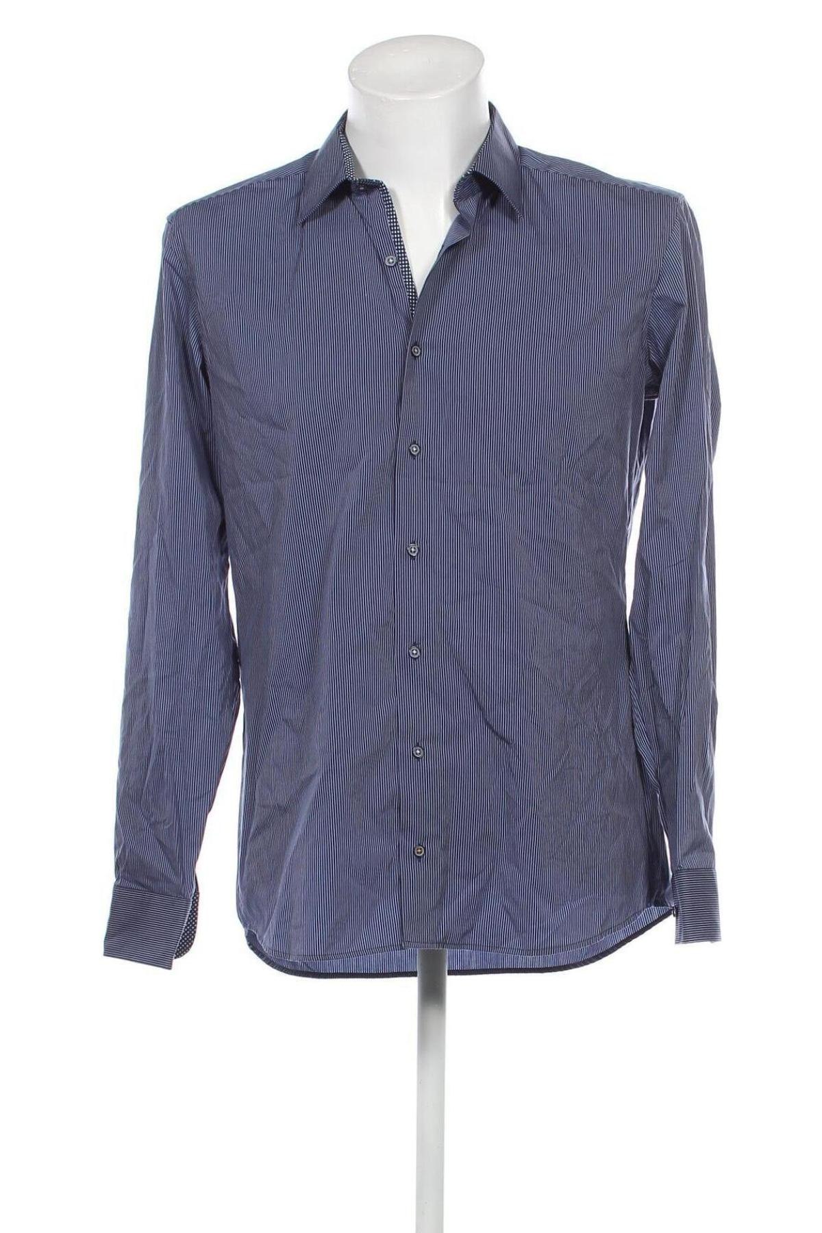 Herrenhemd Eterna, Größe L, Farbe Blau, Preis € 19,14