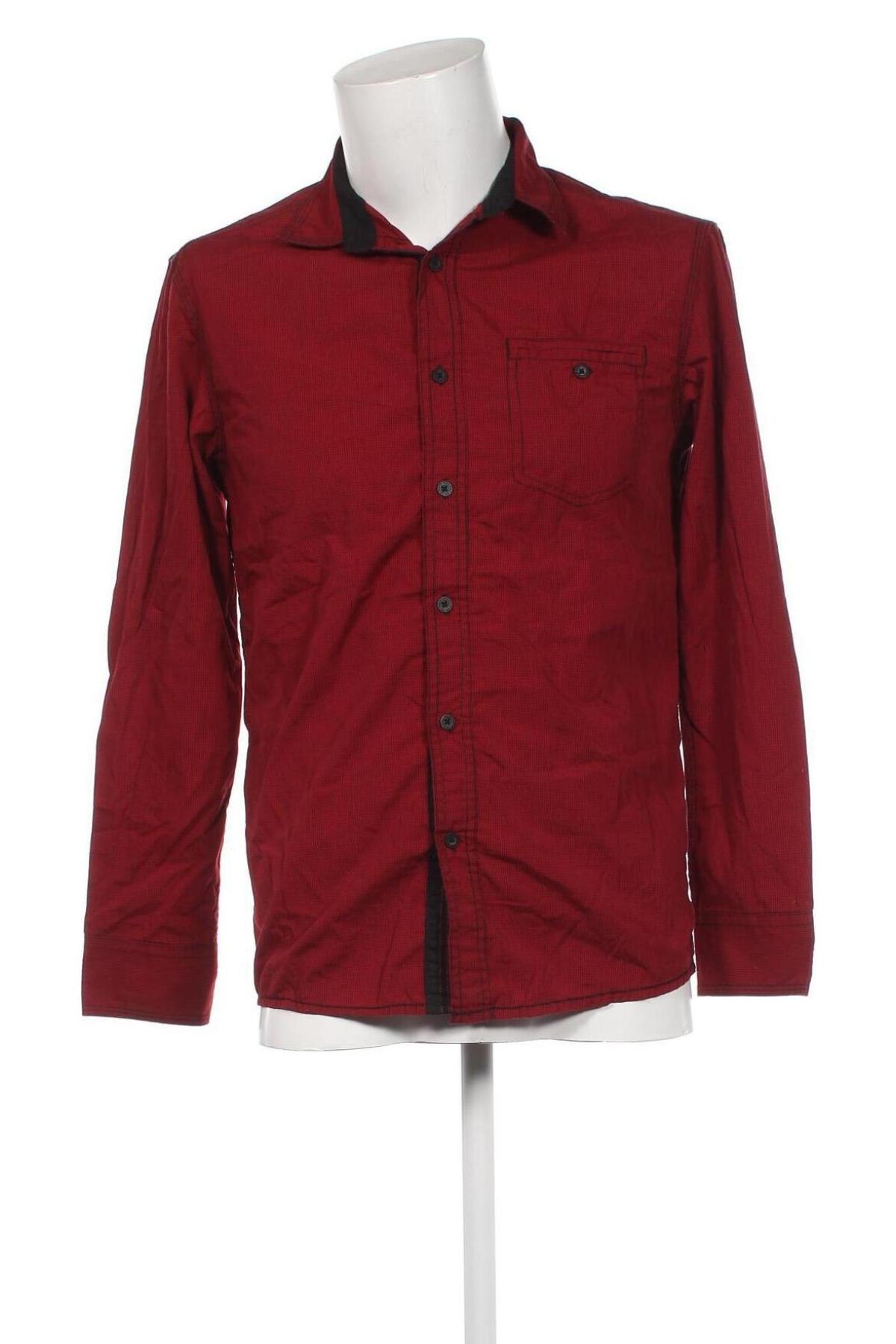 Herrenhemd Ff Denim, Größe S, Farbe Rot, Preis 20,49 €