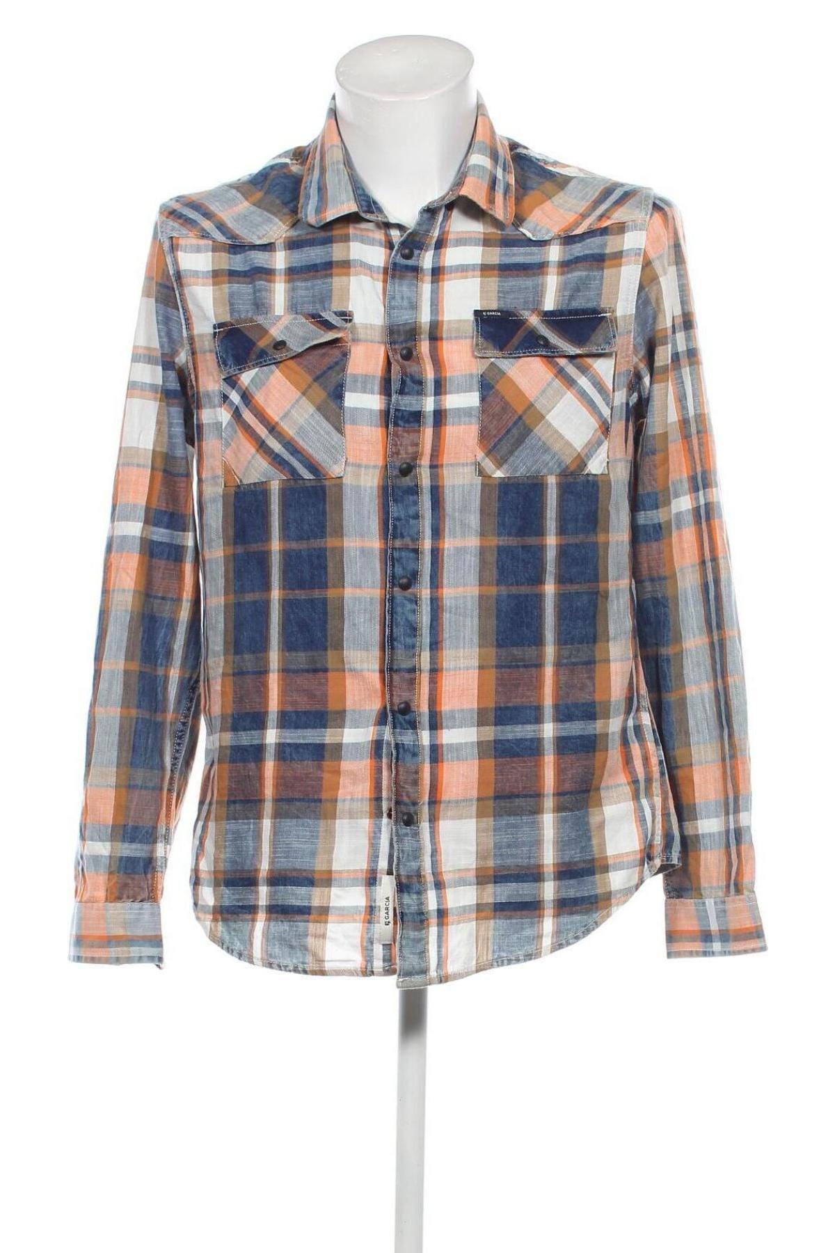 Ανδρικό πουκάμισο Garcia, Μέγεθος M, Χρώμα Πολύχρωμο, Τιμή 21,03 €