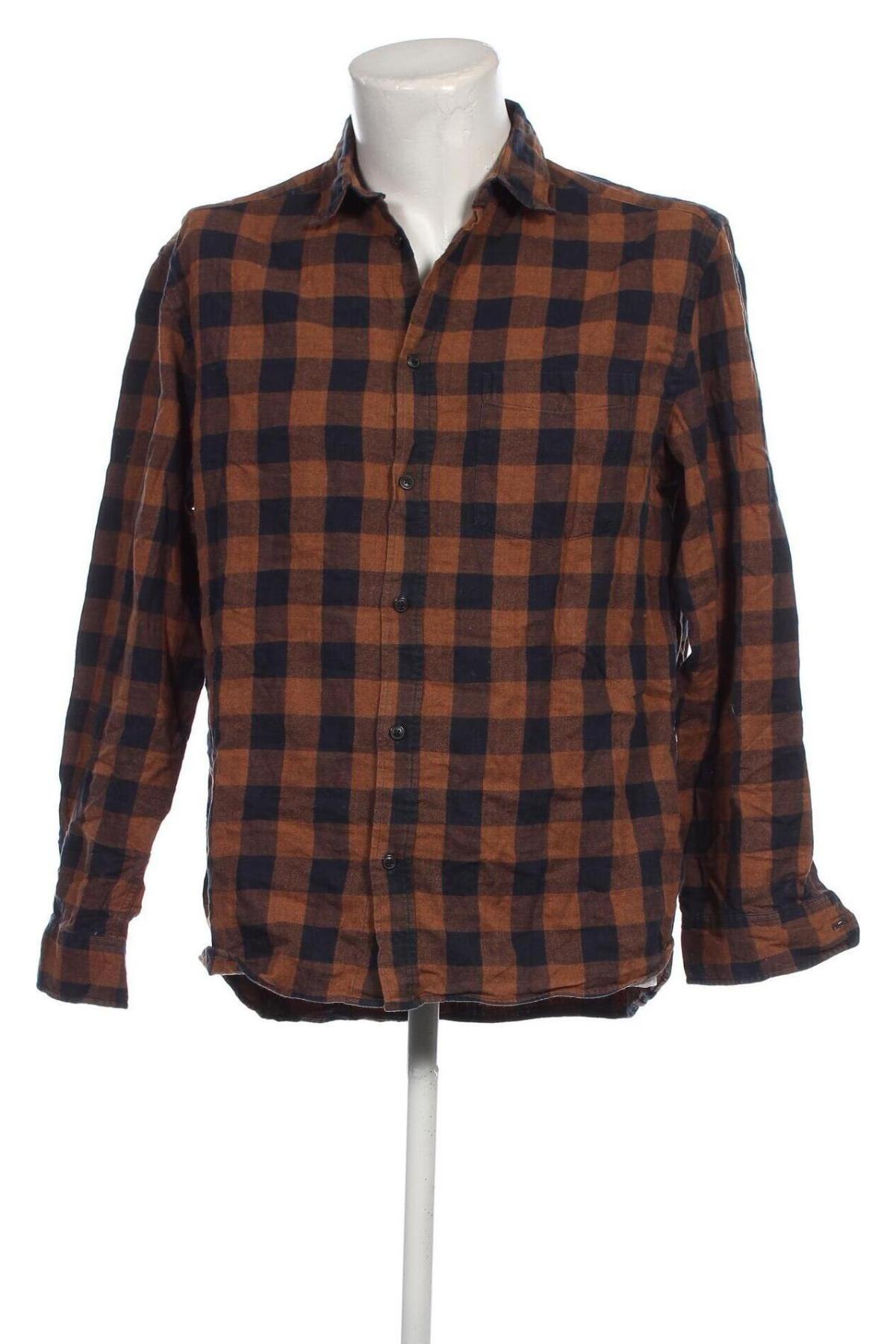 Herrenhemd H&M L.O.G.G., Größe L, Farbe Mehrfarbig, Preis 6,66 €
