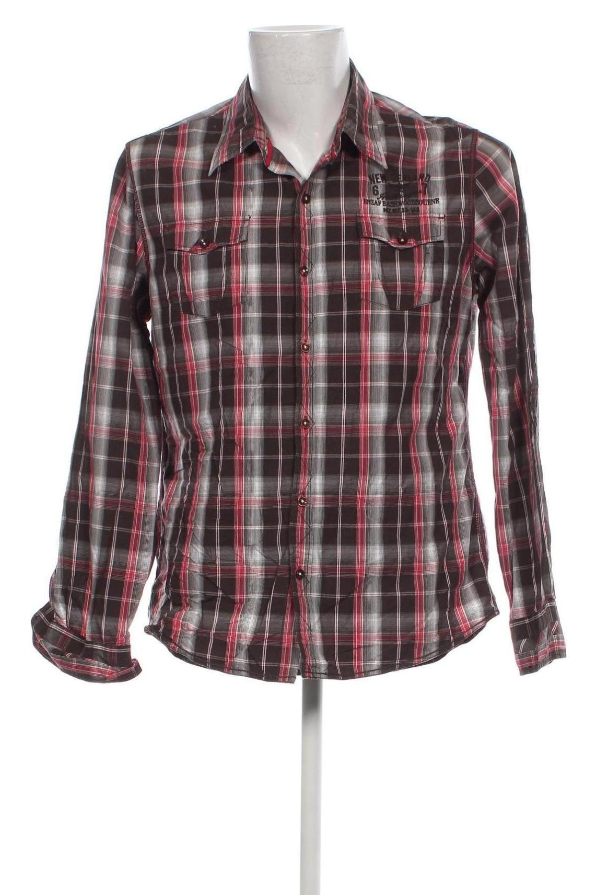 Ανδρικό πουκάμισο Hallinger, Μέγεθος L, Χρώμα Πολύχρωμο, Τιμή 8,41 €