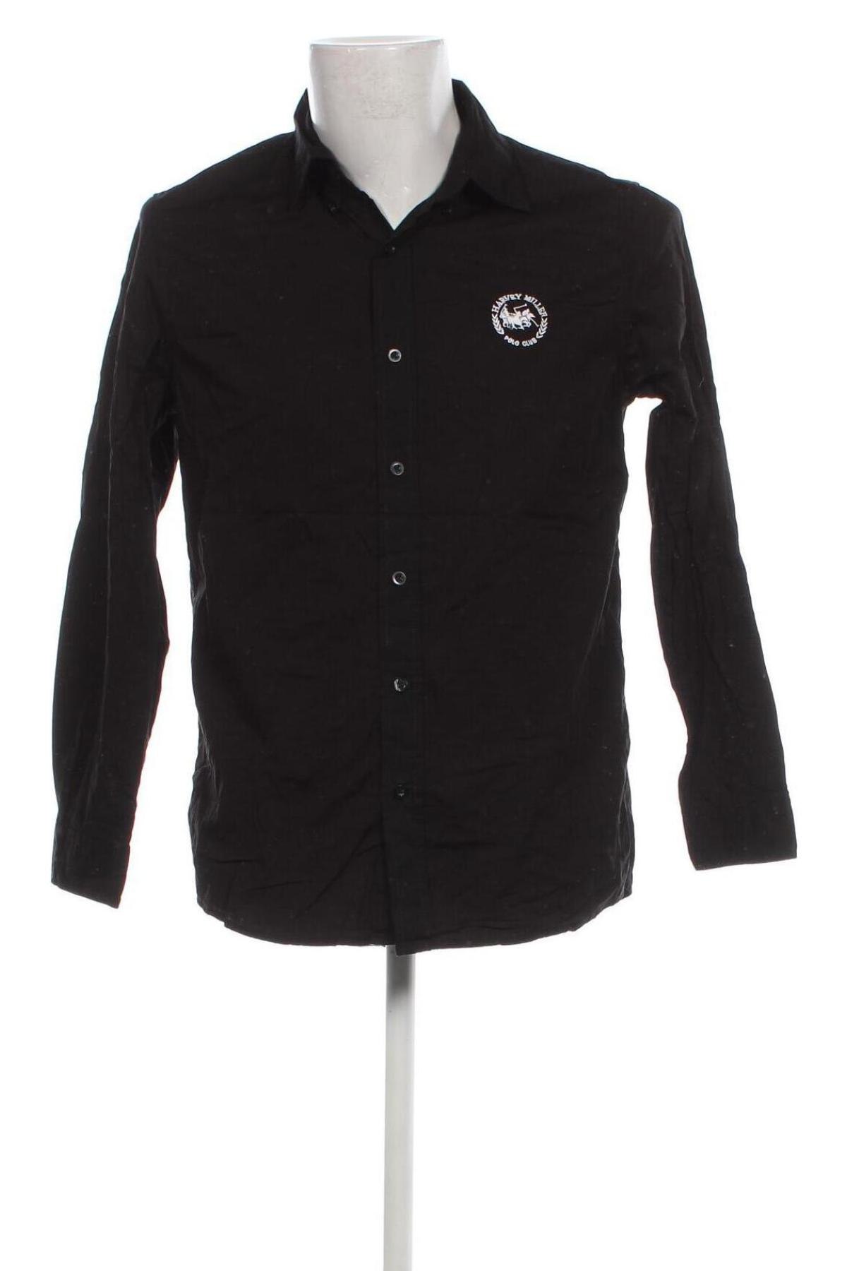 Мъжка риза Harvey Miller, Размер M, Цвят Черен, Цена 32,00 лв.