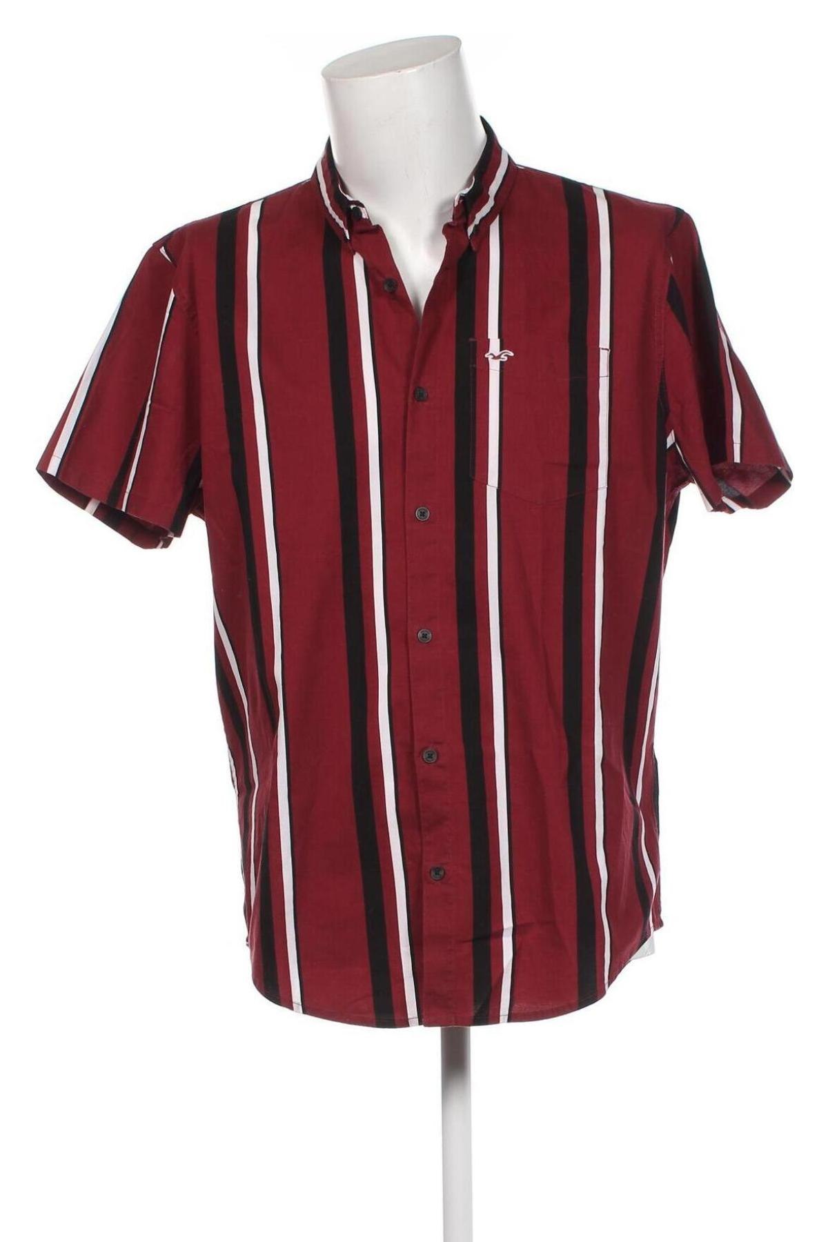 Herrenhemd Hollister, Größe XL, Farbe Rot, Preis € 21,83