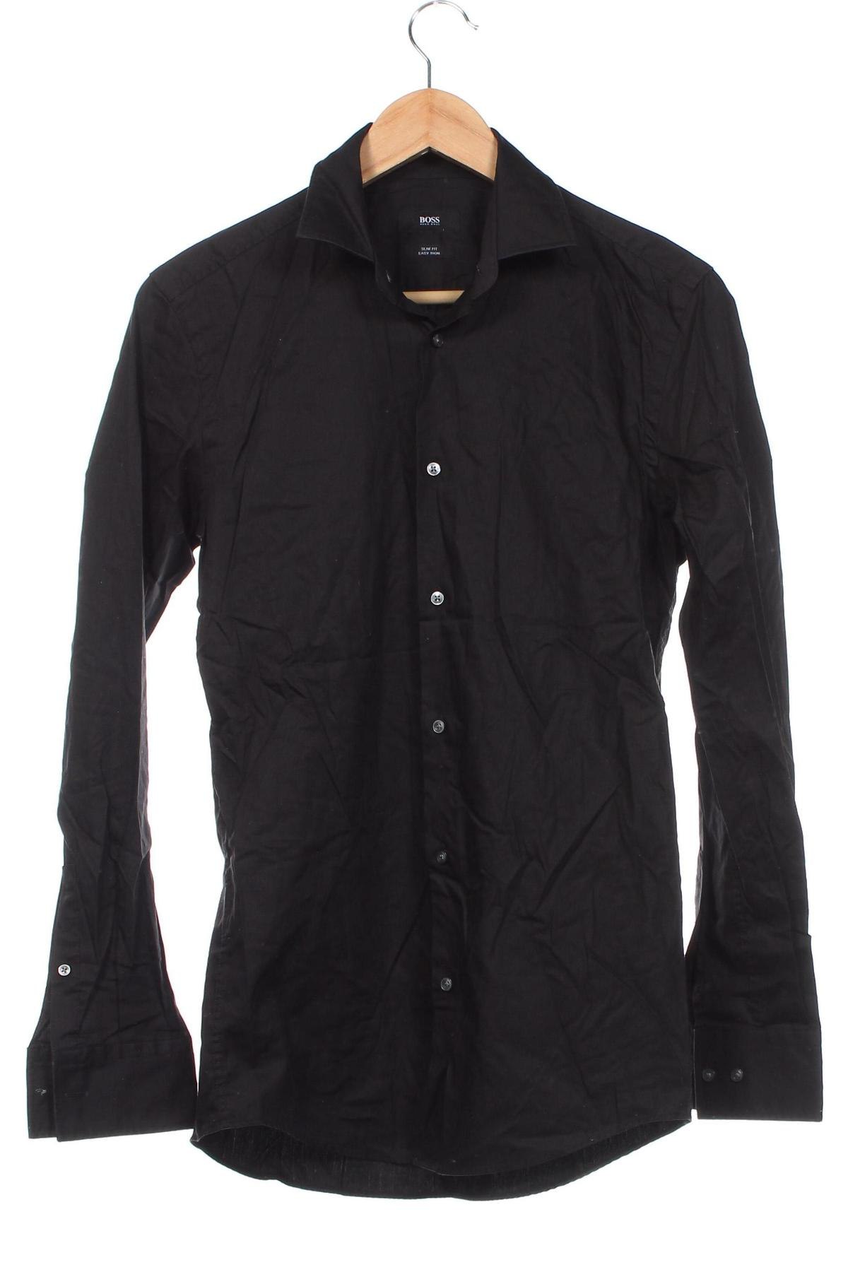 Мъжка риза Hugo Boss, Размер S, Цвят Черен, Цена 46,40 лв.