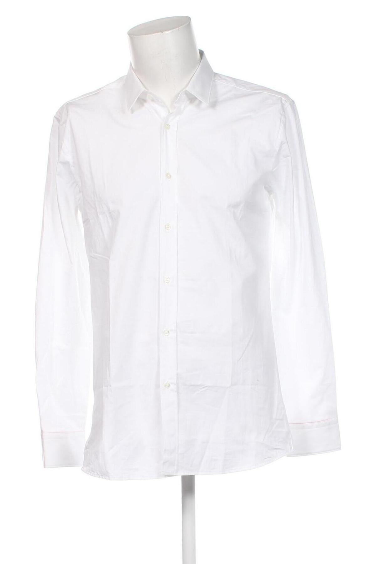 Мъжка риза Hugo Boss, Размер S, Цвят Бял, Цена 71,28 лв.