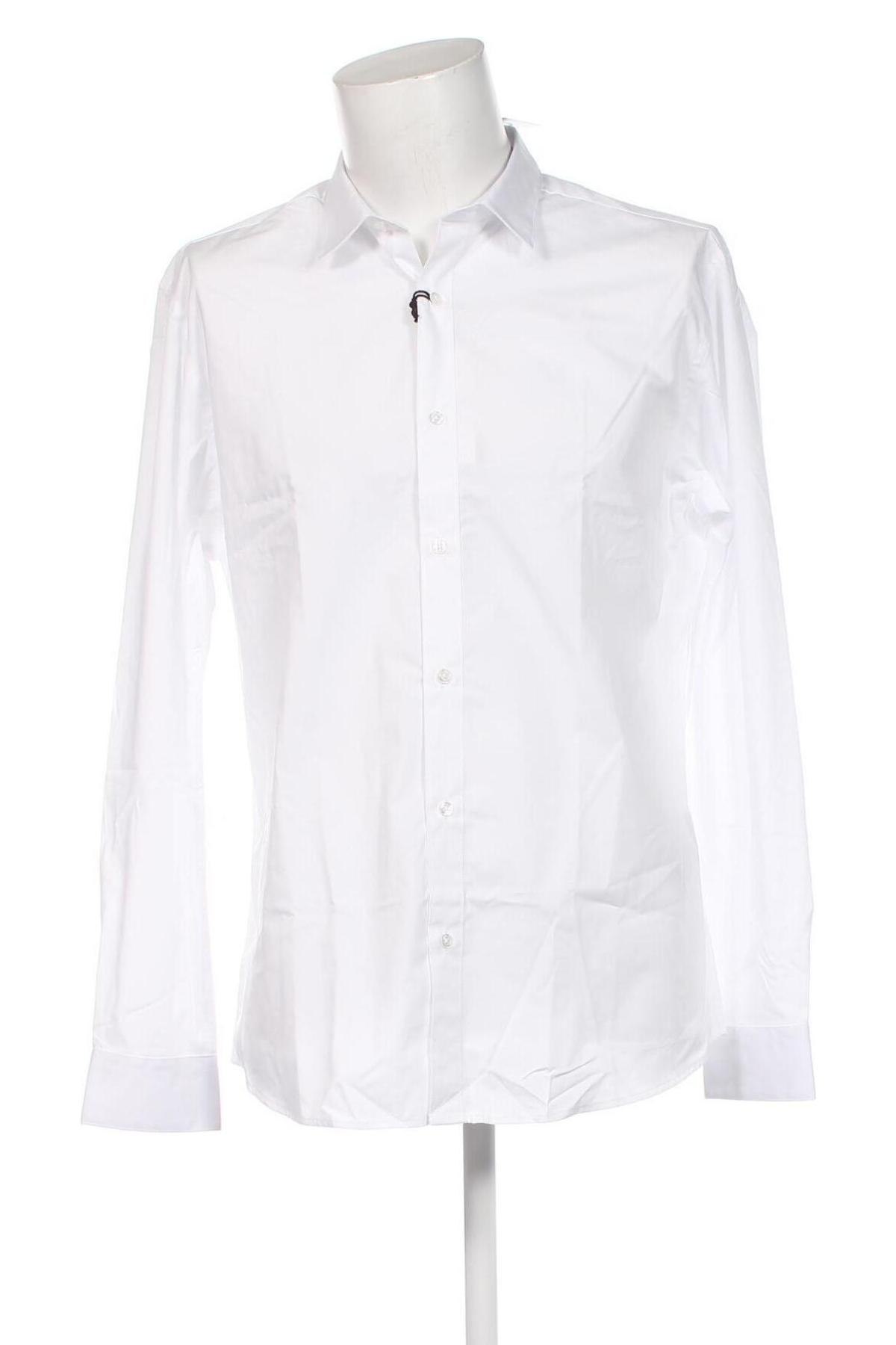Herrenhemd Jack & Jones, Größe XL, Farbe Weiß, Preis 16,91 €