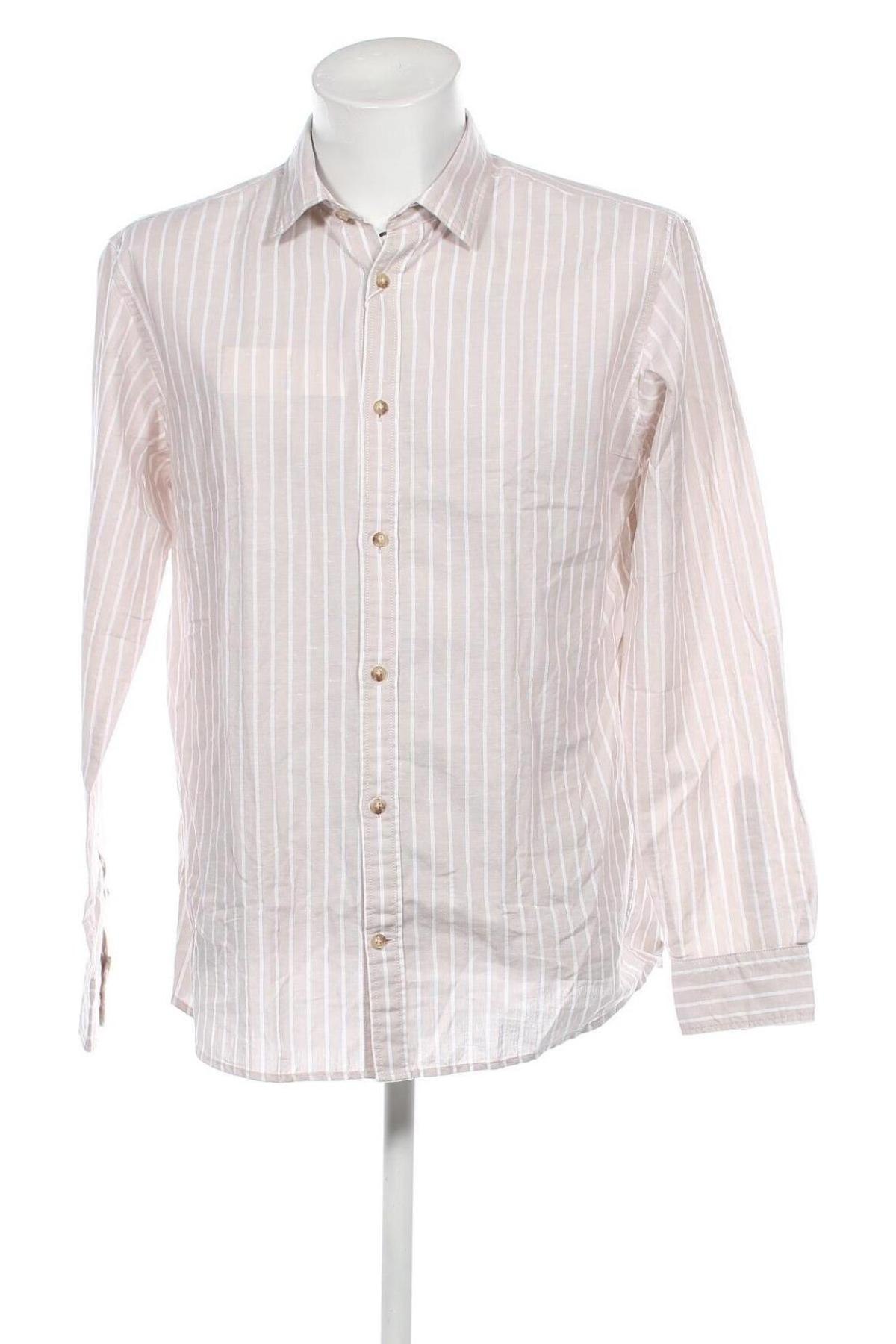 Herrenhemd Jack & Jones, Größe XL, Farbe Beige, Preis € 42,27