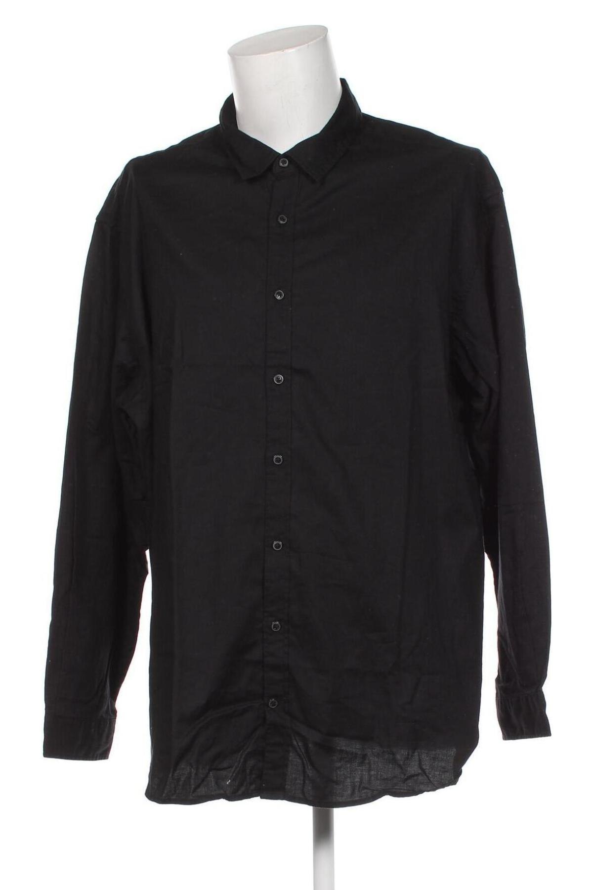 Мъжка риза Jack & Jones, Размер 3XL, Цвят Черен, Цена 69,70 лв.