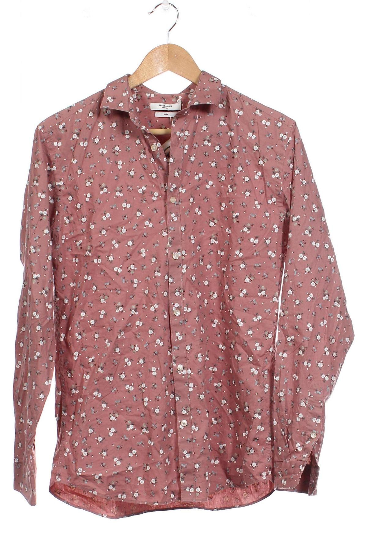 Ανδρικό πουκάμισο Jack & Jones PREMIUM, Μέγεθος M, Χρώμα Ρόζ , Τιμή 8,41 €