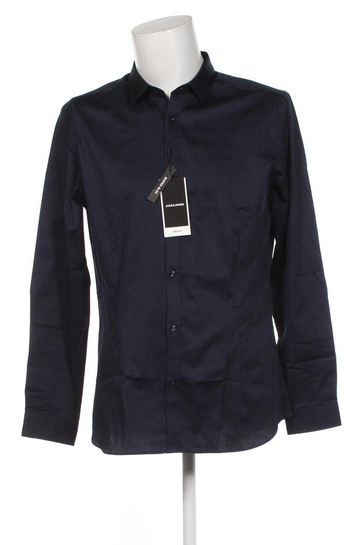 Herrenhemd Jack & Jones PREMIUM, Größe XL, Farbe Blau, Preis € 23,81