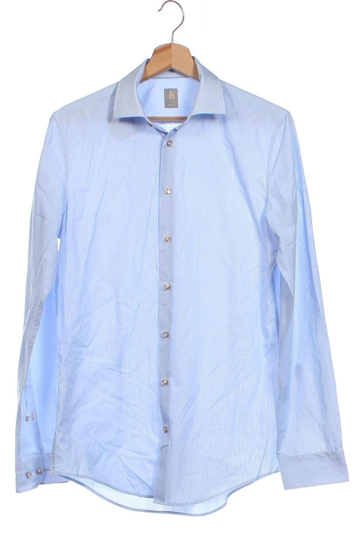 Ανδρικό πουκάμισο Jacques Britt, Μέγεθος S, Χρώμα Μπλέ, Τιμή 5,26 €