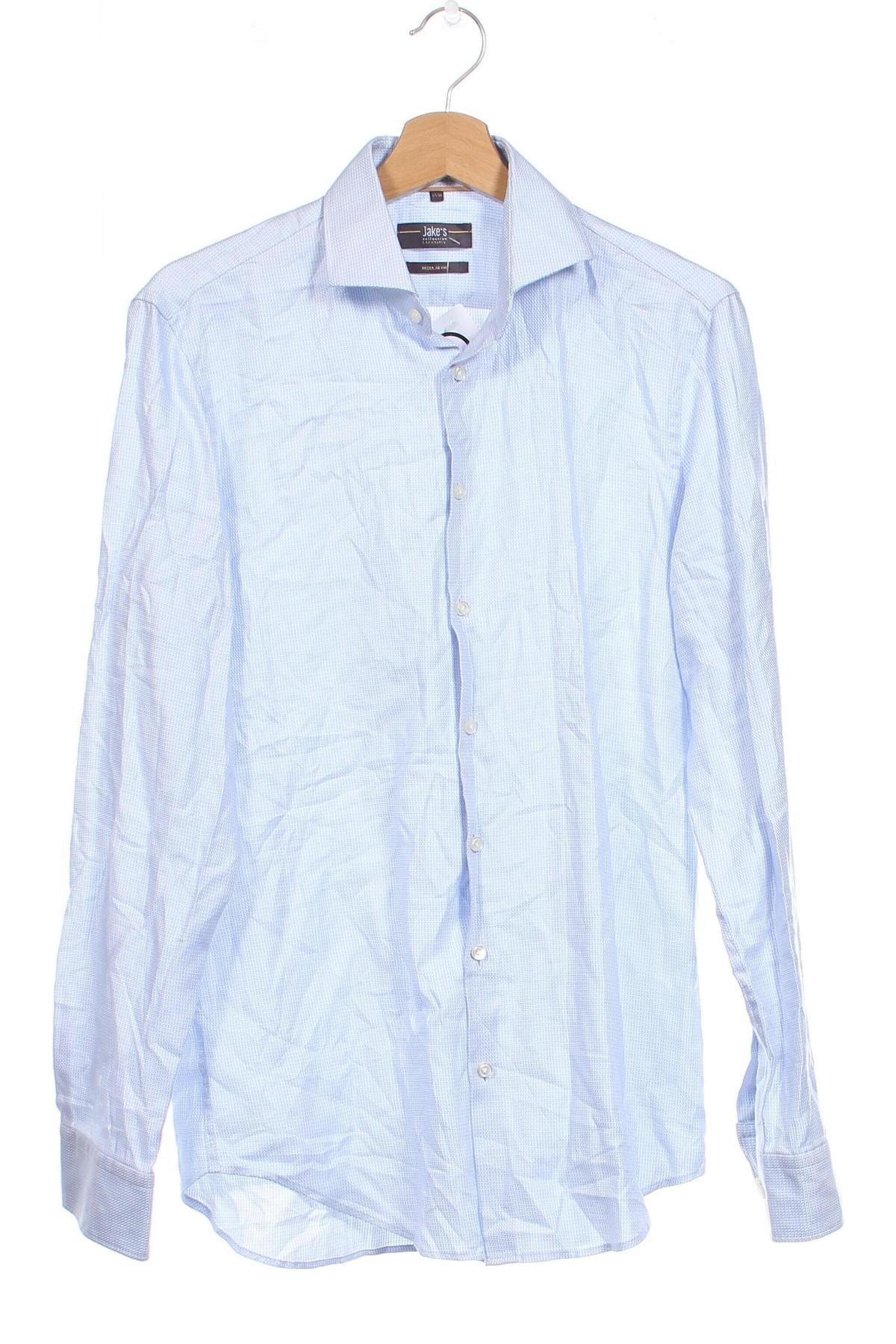 Ανδρικό πουκάμισο Jake*s, Μέγεθος S, Χρώμα Μπλέ, Τιμή 4,21 €