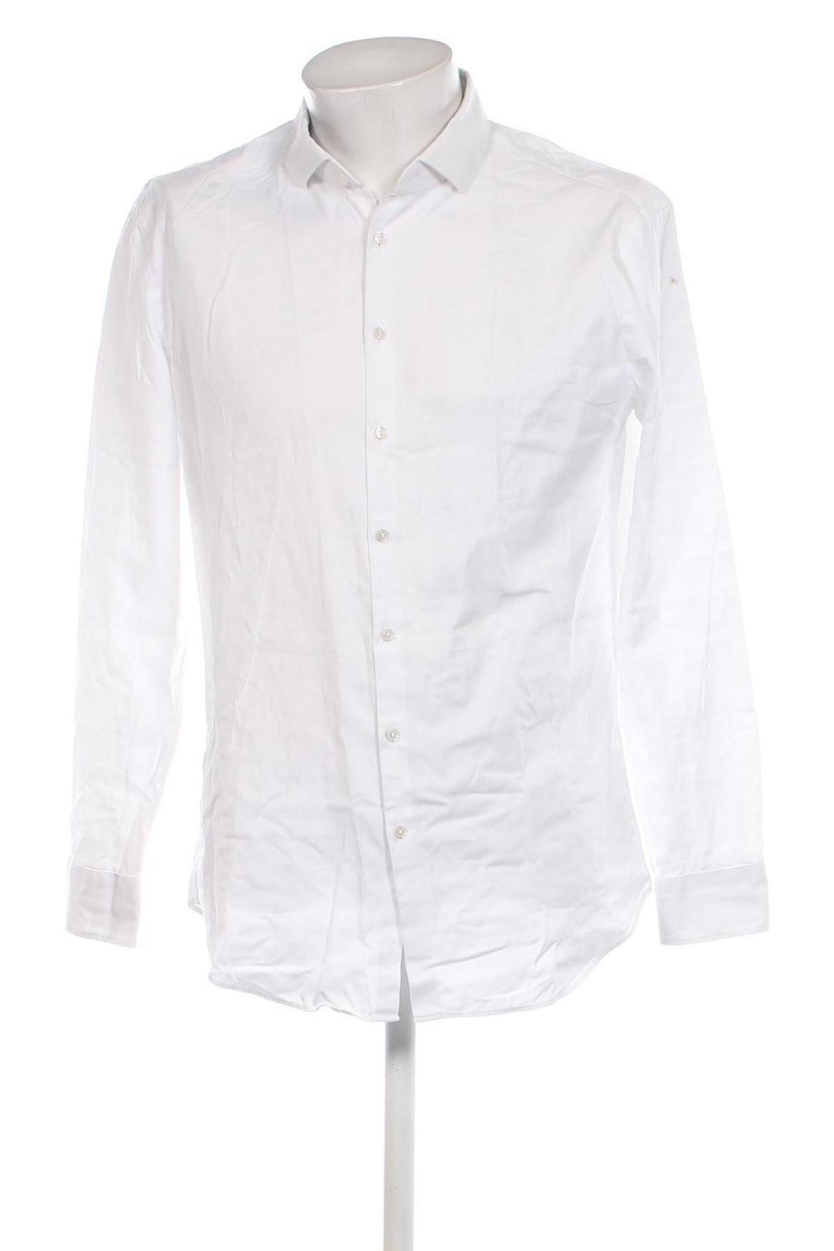 Herrenhemd Jake*s, Größe XL, Farbe Weiß, Preis 34,00 €