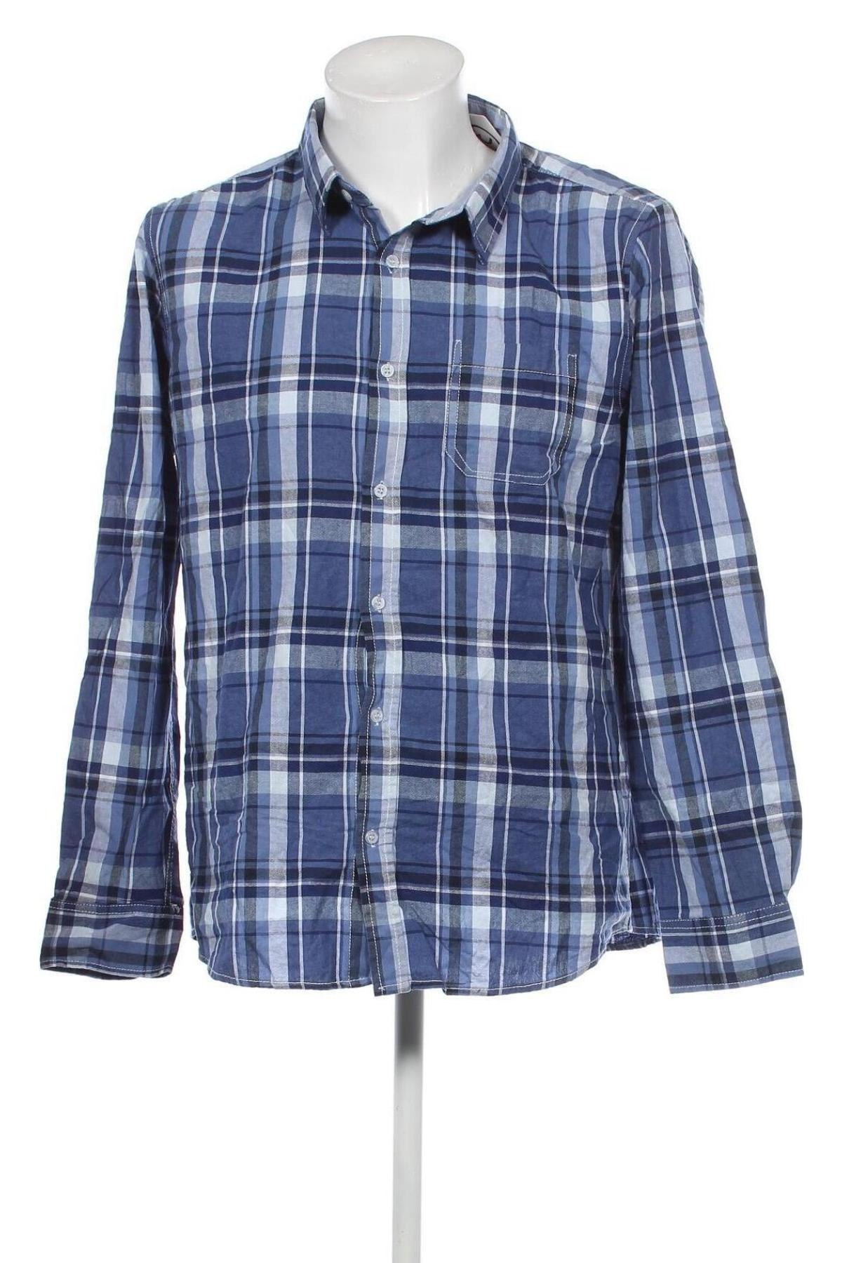 Мъжка риза Jean Pascale, Размер XL, Цвят Многоцветен, Цена 13,05 лв.