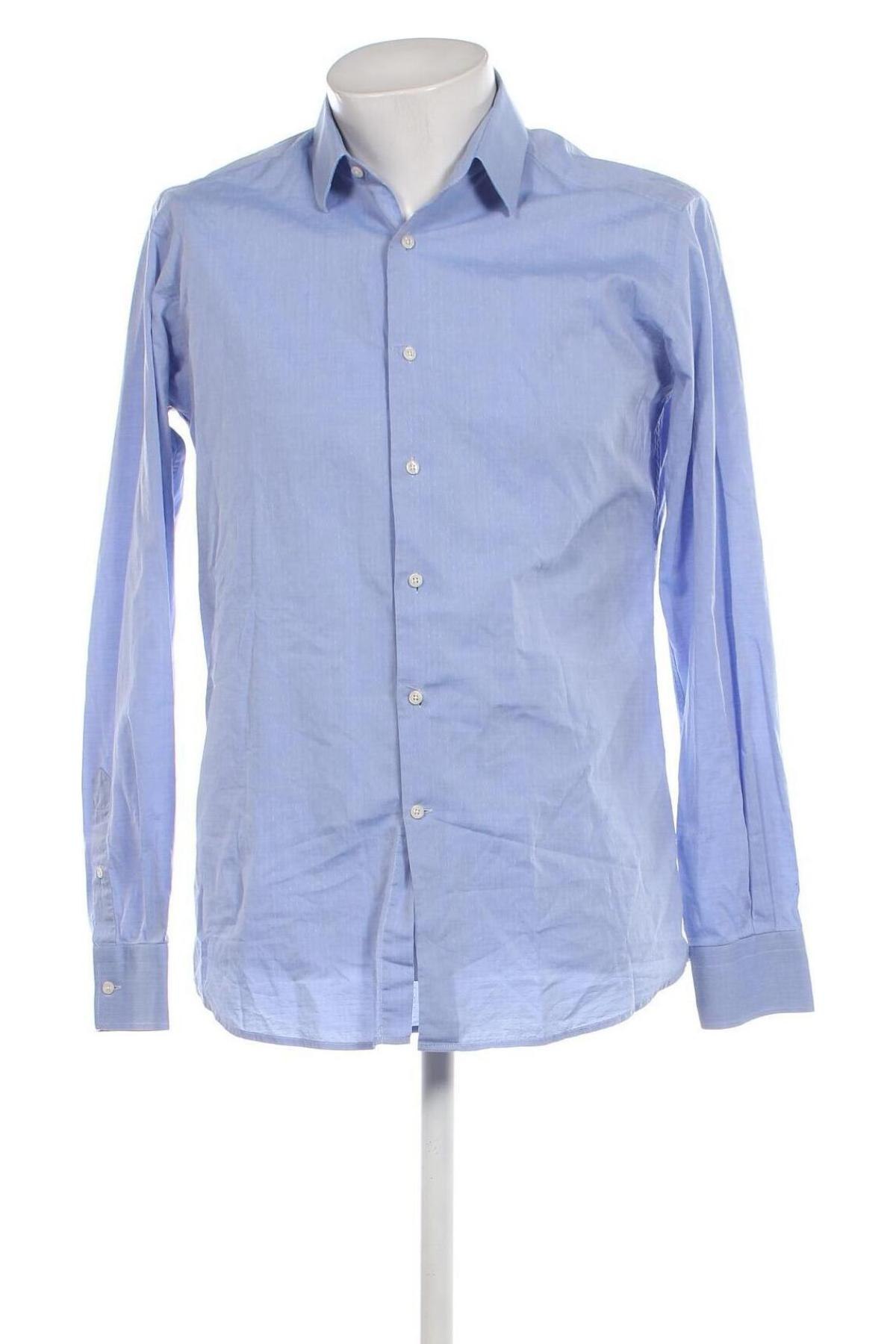 Ανδρικό πουκάμισο Lagerfeld, Μέγεθος M, Χρώμα Μπλέ, Τιμή 22,99 €