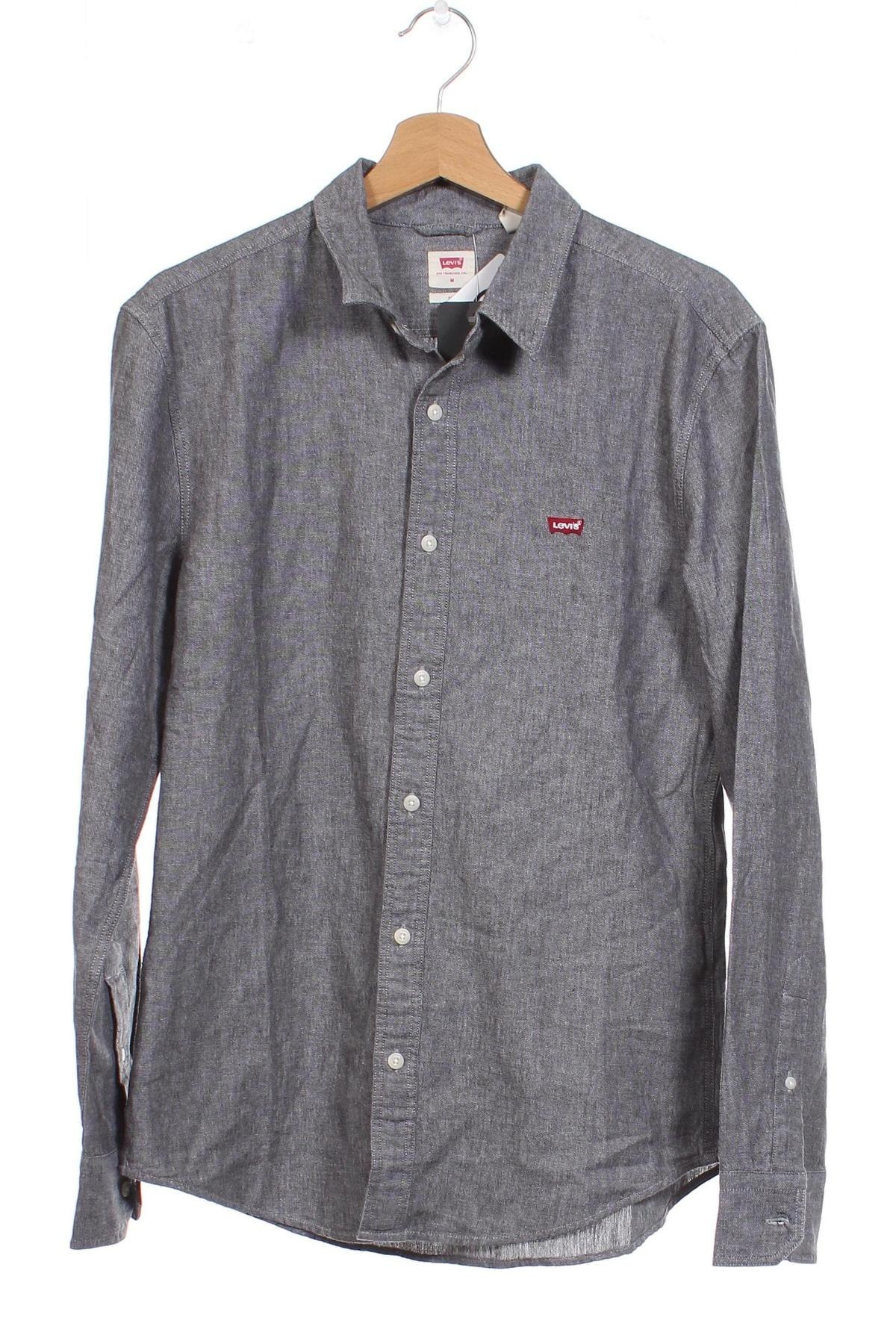 Herrenhemd Levi's, Größe M, Farbe Grau, Preis 63,92 €