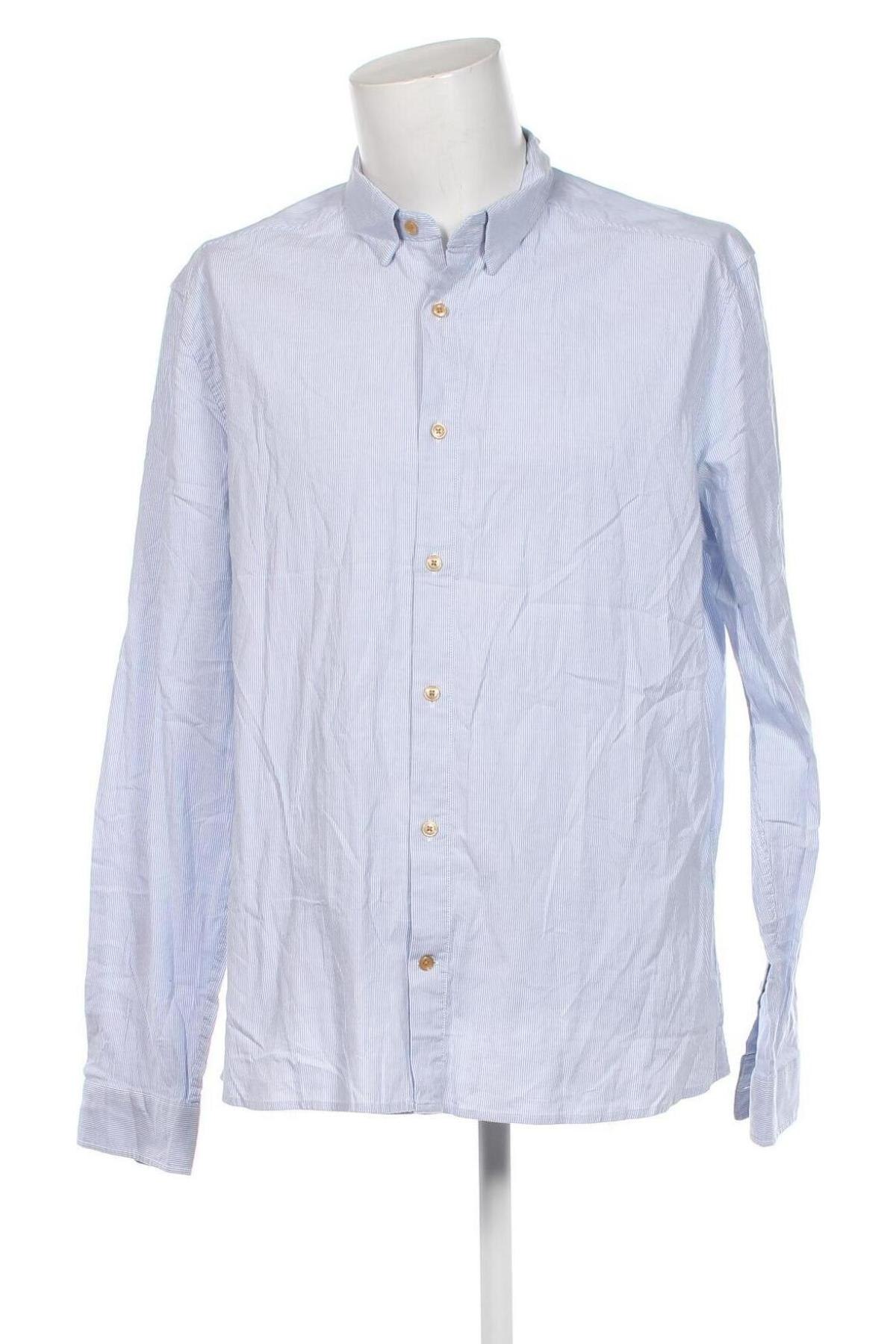 Ανδρικό πουκάμισο MOS MOSH, Μέγεθος XL, Χρώμα Μπλέ, Τιμή 27,22 €