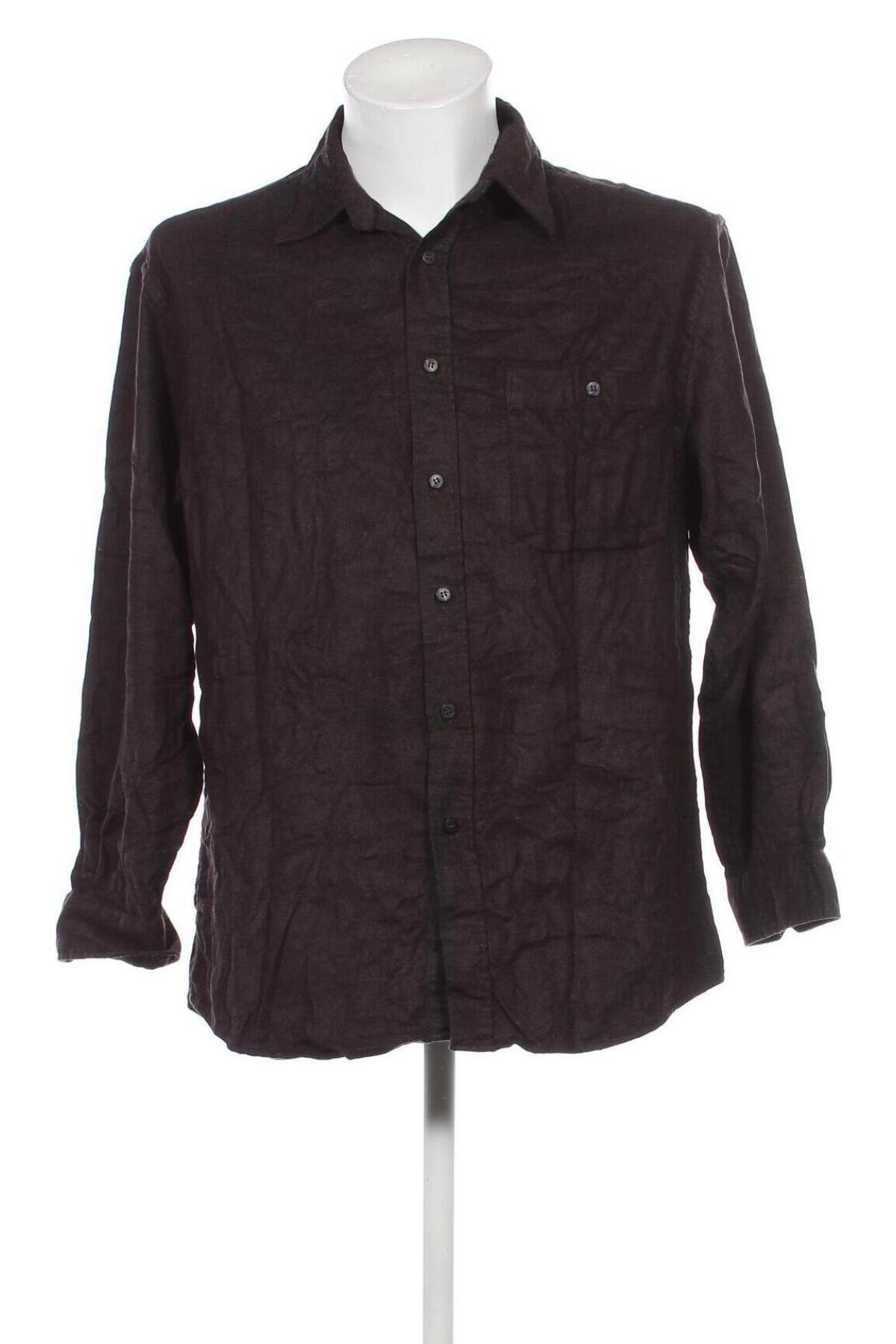 Ανδρικό πουκάμισο Marks & Spencer, Μέγεθος M, Χρώμα Καφέ, Τιμή 4,18 €