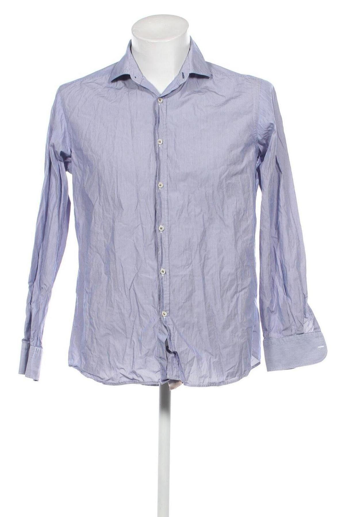 Ανδρικό πουκάμισο Massimo Dutti, Μέγεθος L, Χρώμα Μπλέ, Τιμή 26,28 €