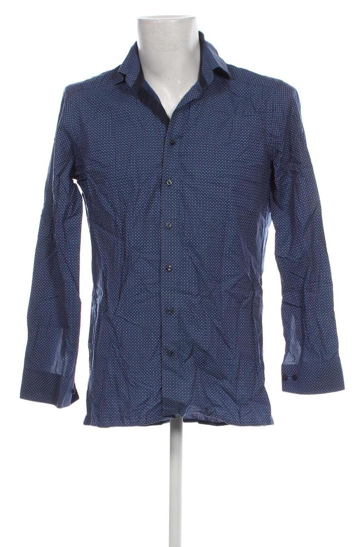 Herrenhemd Olymp, Größe M, Farbe Blau, Preis 9,95 €