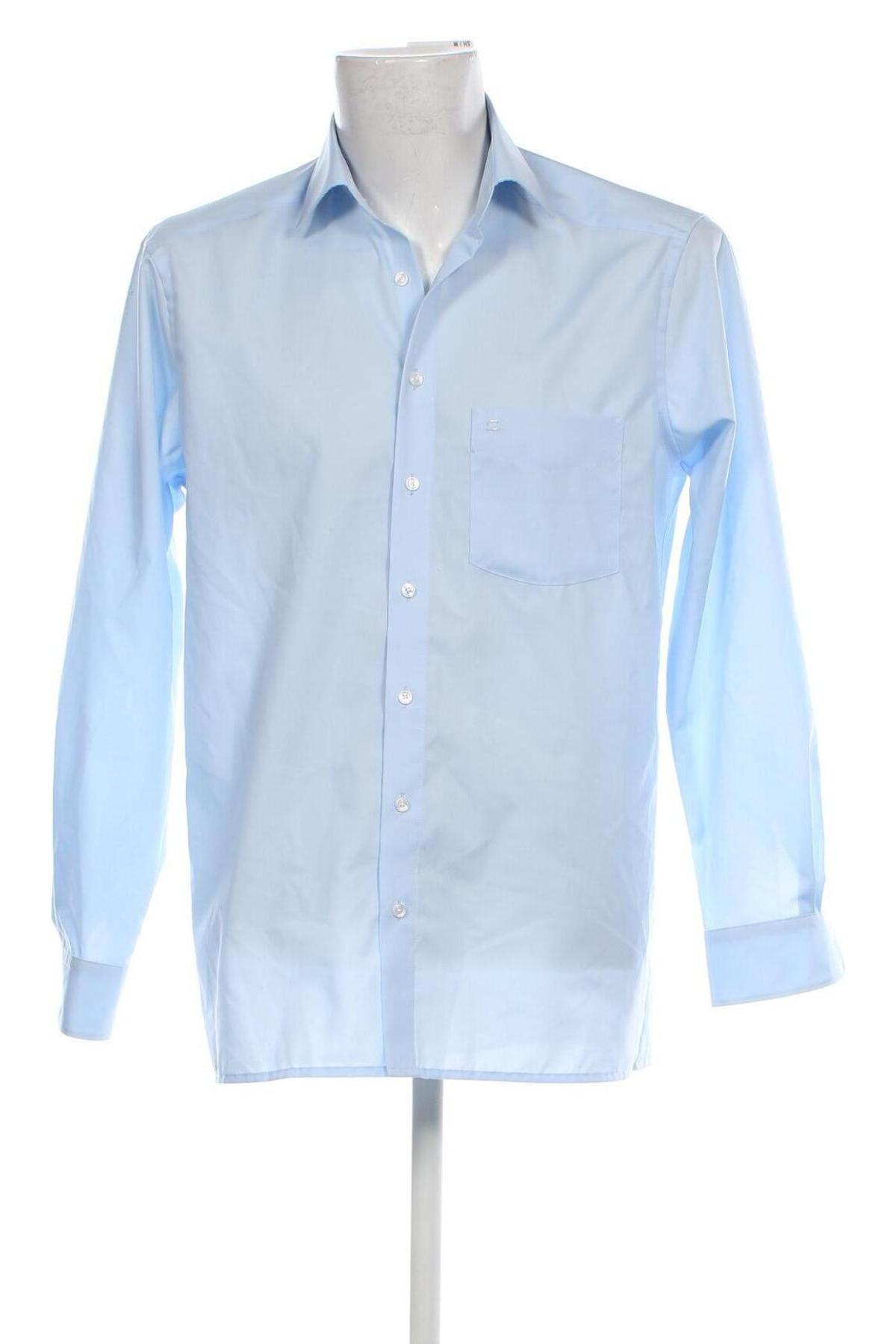 Herrenhemd Olymp, Größe M, Farbe Blau, Preis 19,14 €