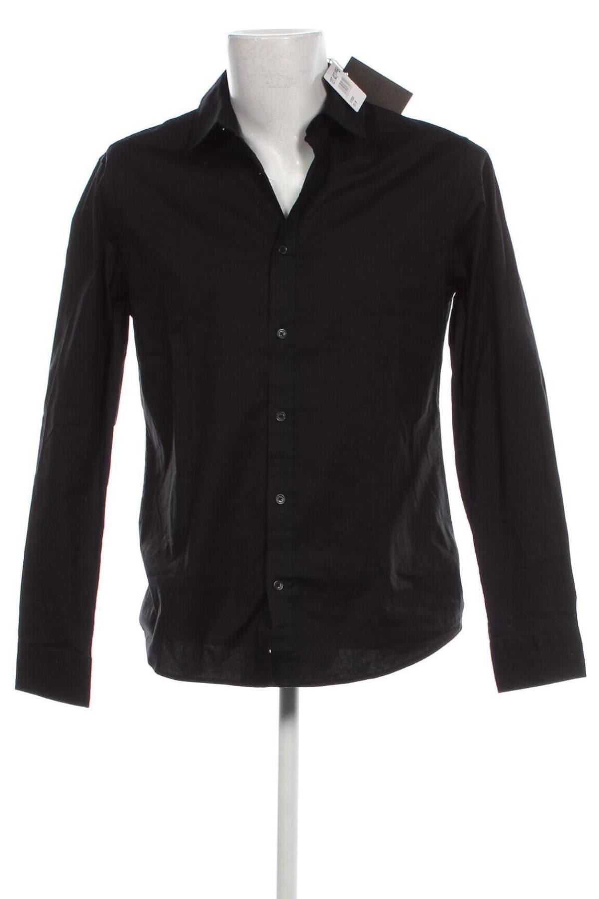 Ανδρικό πουκάμισο Only & Sons, Μέγεθος L, Χρώμα Μαύρο, Τιμή 21,34 €