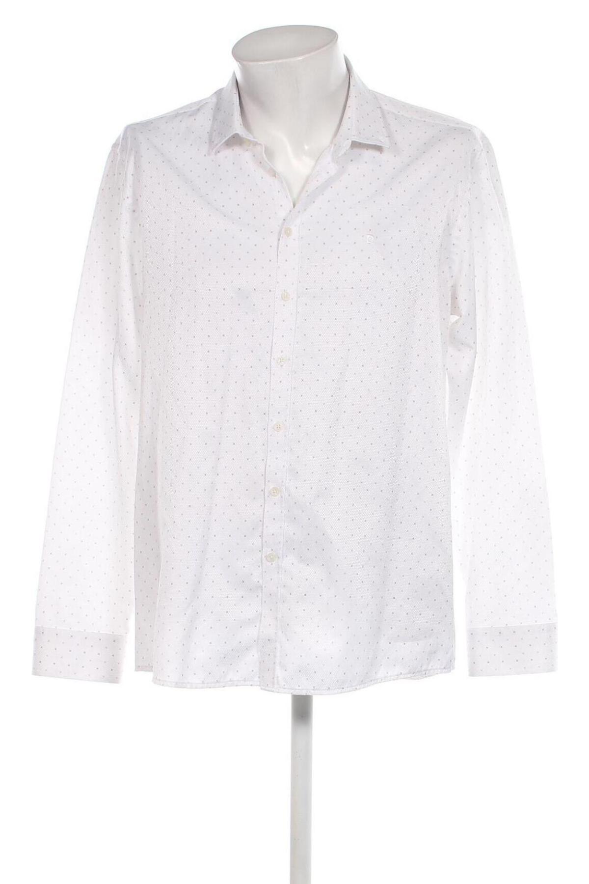 Herrenhemd Pierre Cardin, Größe XL, Farbe Weiß, Preis 28,13 €