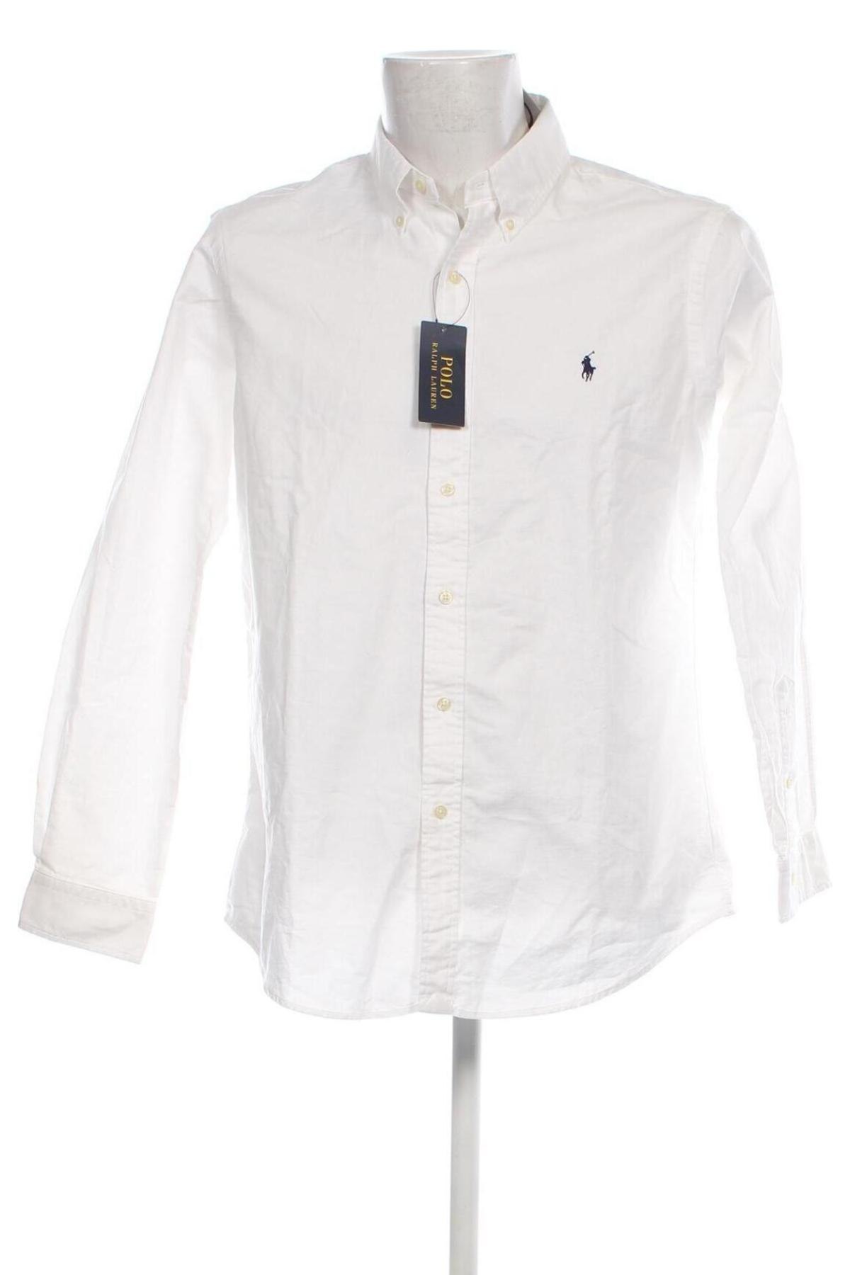 Herrenhemd Polo By Ralph Lauren, Größe L, Farbe Weiß, Preis 112,89 €