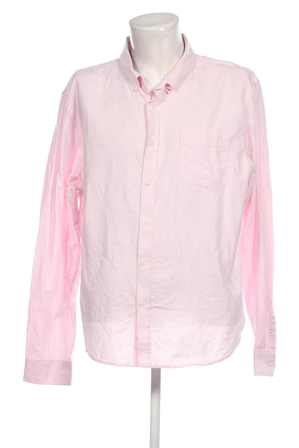 Herrenhemd Primark, Größe 3XL, Farbe Rosa, Preis € 17,78