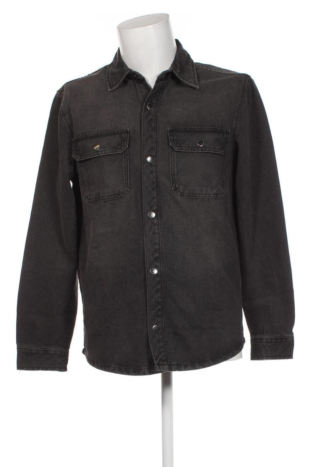 Ανδρικό πουκάμισο Rebel, Μέγεθος M, Χρώμα Μαύρο, Τιμή 23,71 €