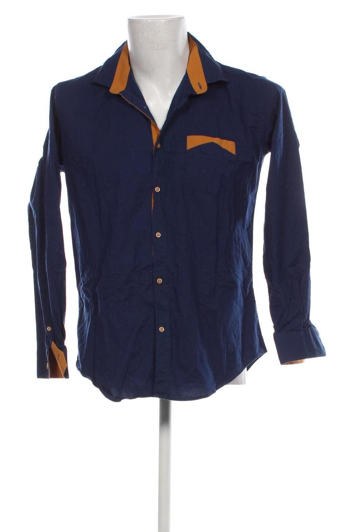 Ανδρικό πουκάμισο Reslad, Μέγεθος L, Χρώμα Μπλέ, Τιμή 4,66 €
