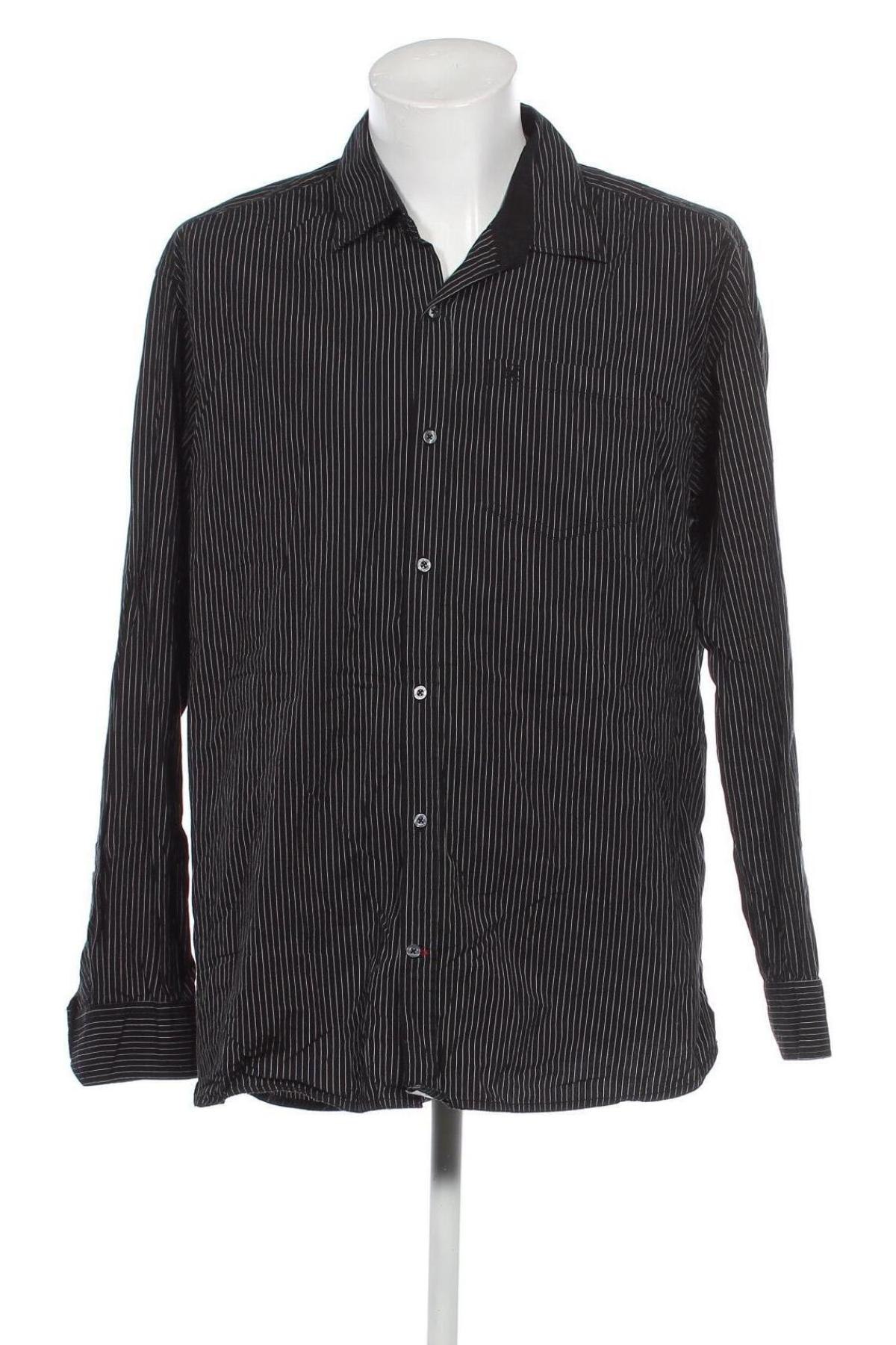 Ανδρικό πουκάμισο S.Oliver, Μέγεθος XXL, Χρώμα Μαύρο, Τιμή 8,41 €