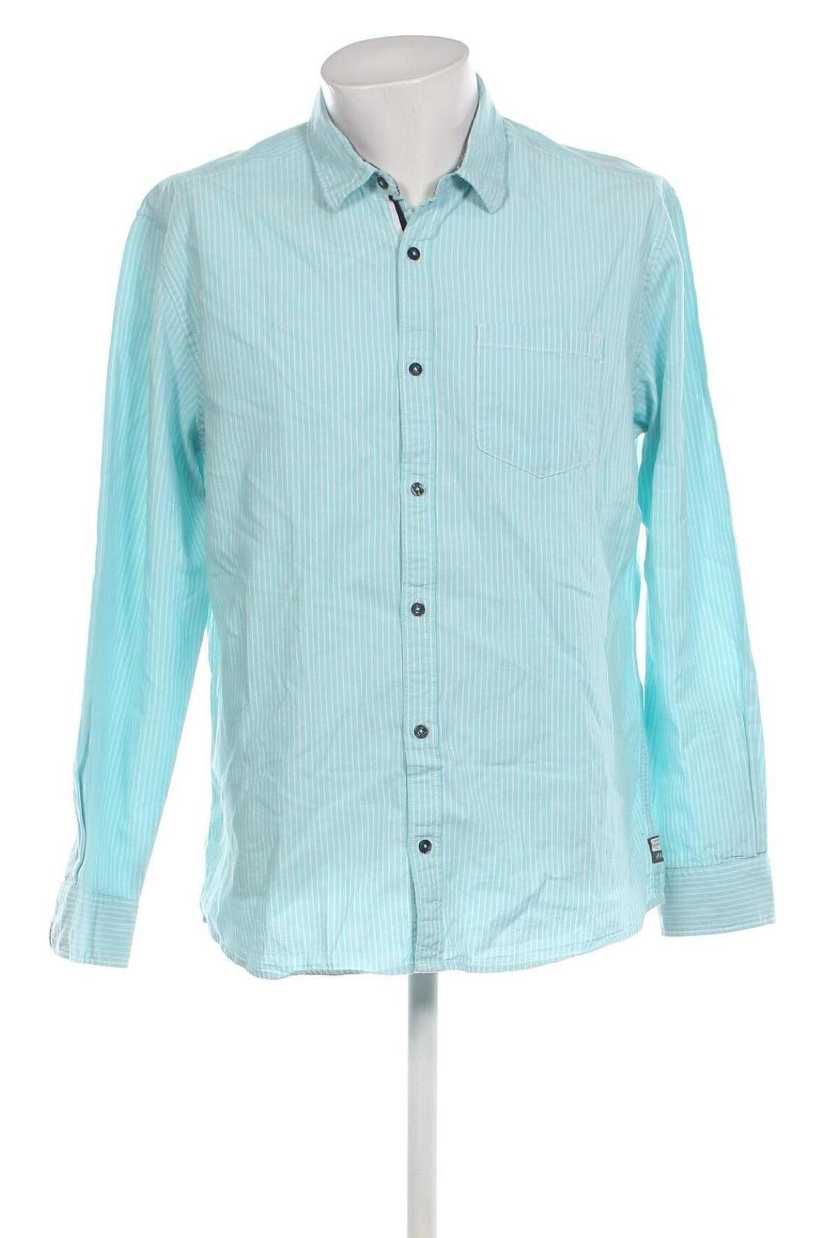 Ανδρικό πουκάμισο S.Oliver, Μέγεθος XL, Χρώμα Μπλέ, Τιμή 10,54 €