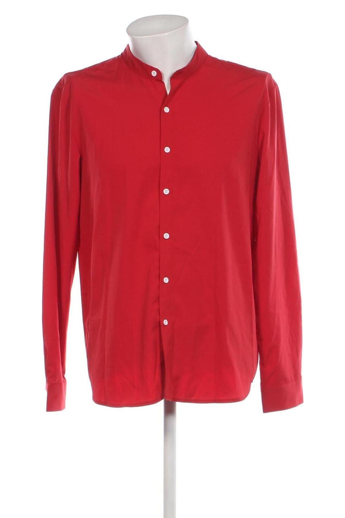 Herrenhemd SHEIN, Größe L, Farbe Rot, Preis 9,00 €