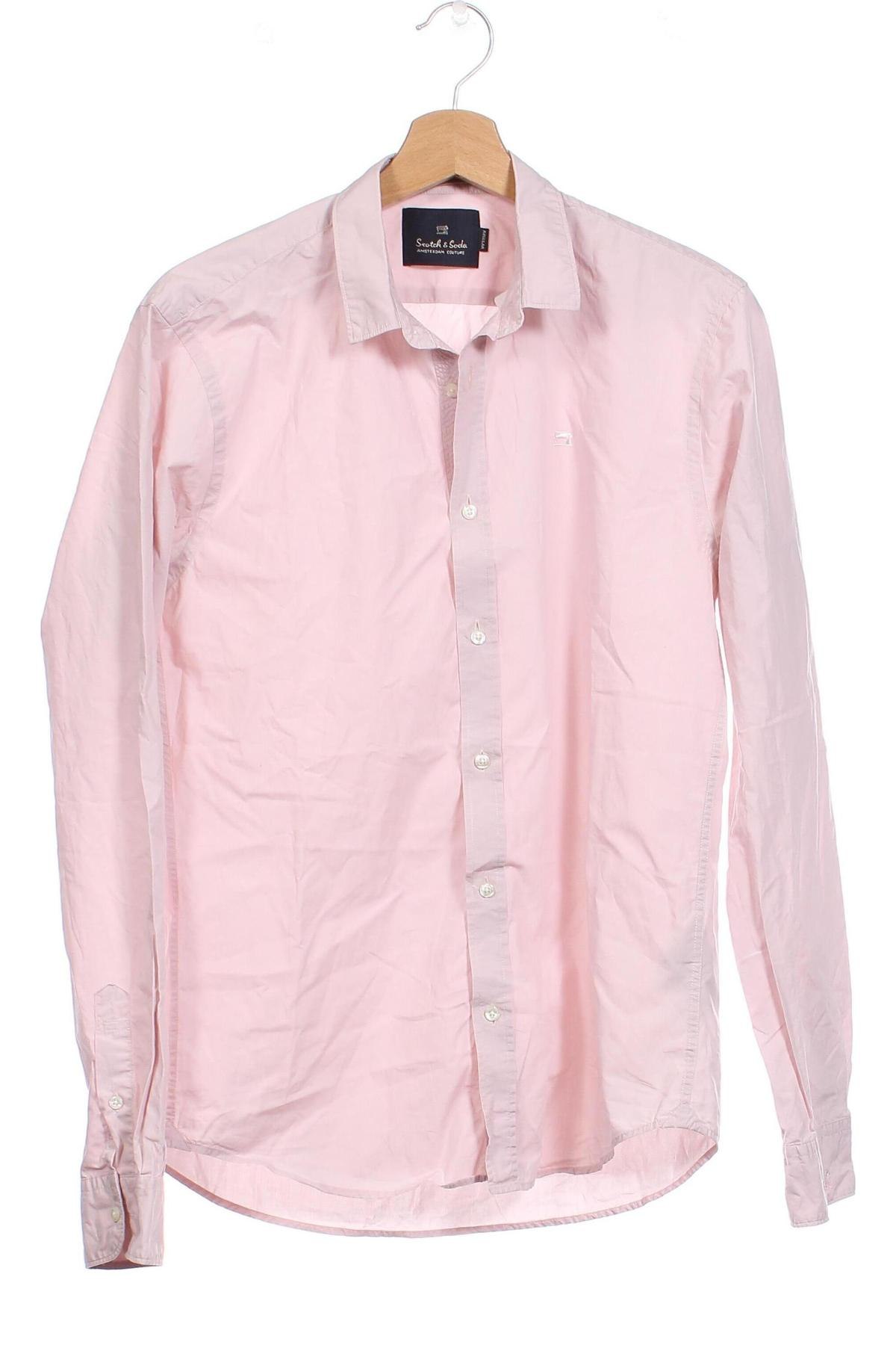 Herrenhemd Scotch & Soda, Größe M, Farbe Rosa, Preis 23,48 €