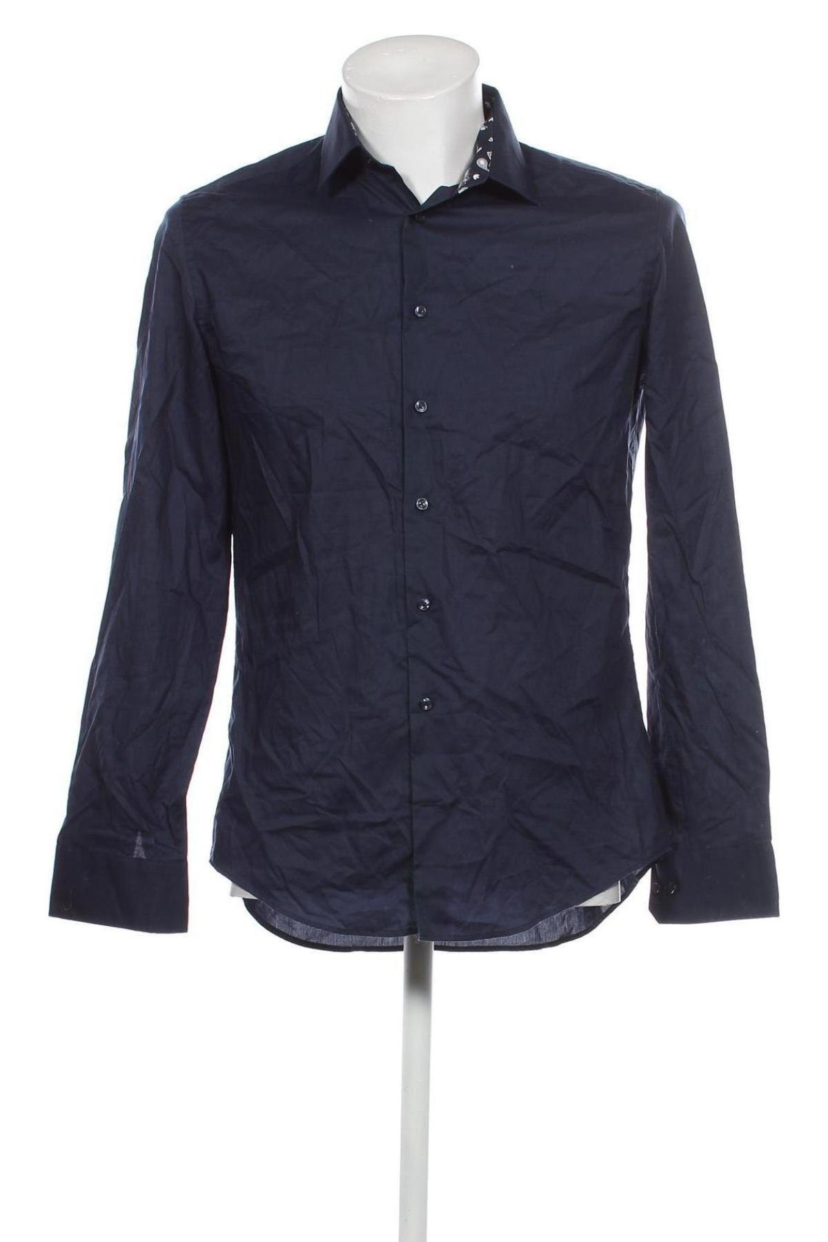Ανδρικό πουκάμισο Seidensticker, Μέγεθος M, Χρώμα Μπλέ, Τιμή 7,36 €
