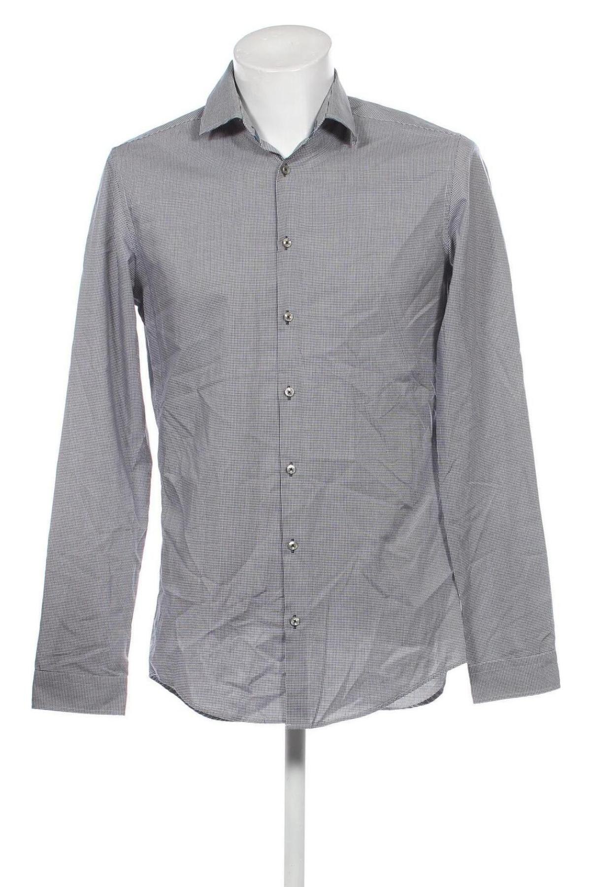 Herrenhemd Seidensticker, Größe M, Farbe Grau, Preis 4,73 €