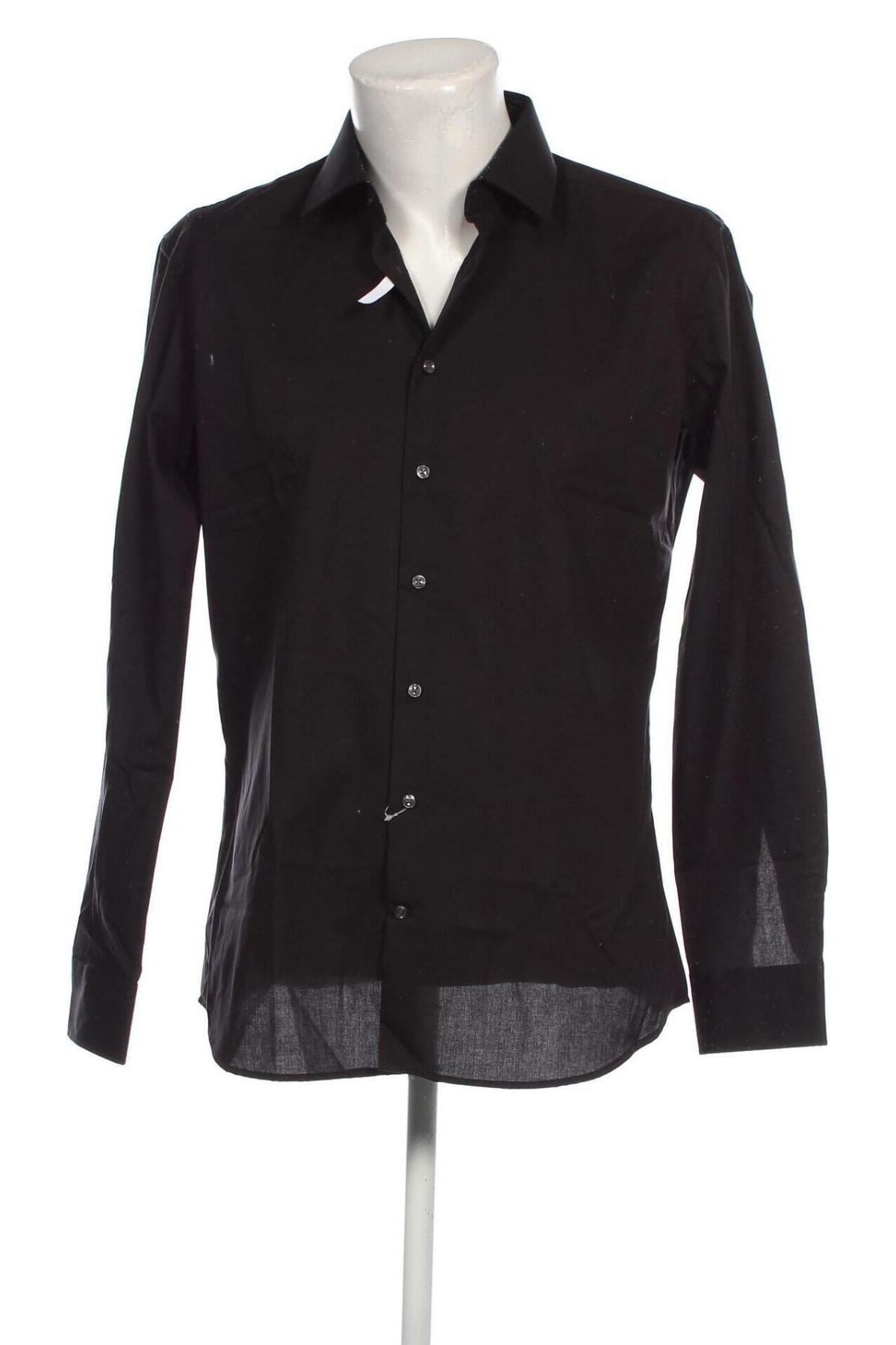 Ανδρικό πουκάμισο Seidensticker, Μέγεθος L, Χρώμα Μαύρο, Τιμή 19,85 €